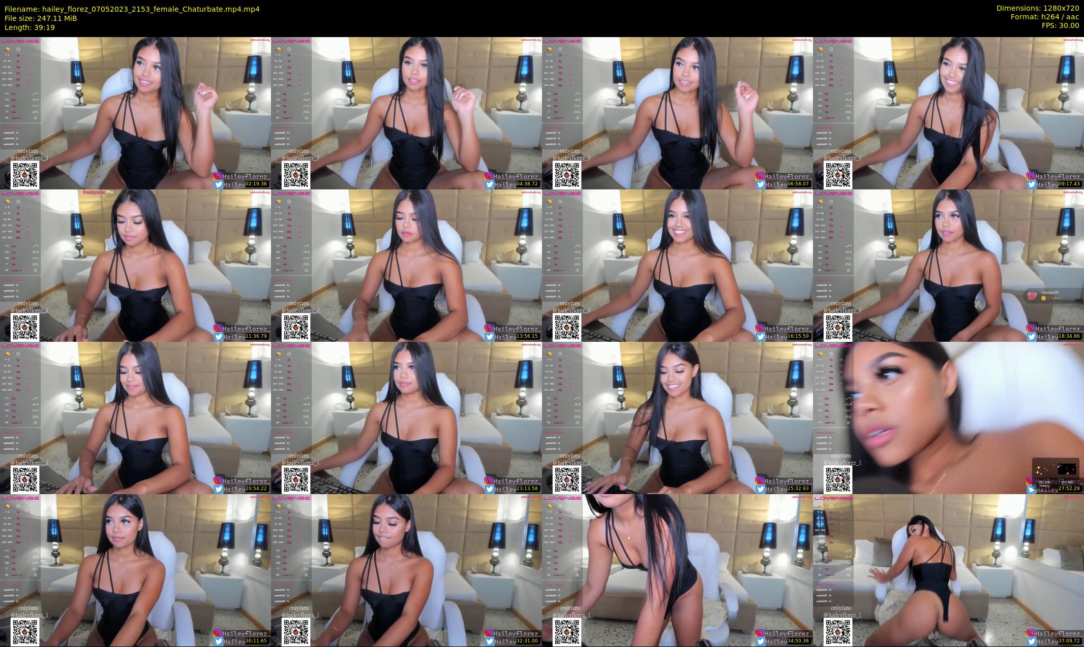 hailey_florez — 40 minute Chaturbate female cam show recording, 720p, May 7, 2023