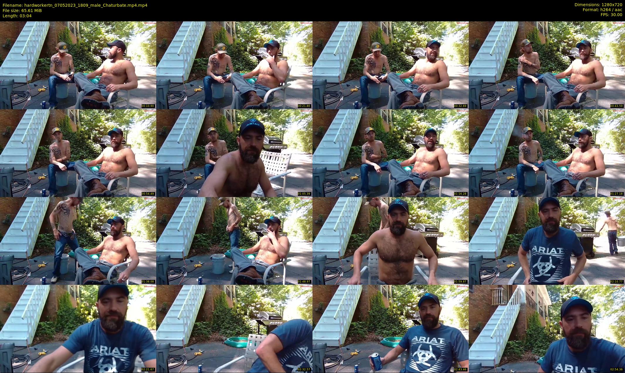 hardworkertn — 4 minute Chaturbate male cam show recording, 720p, May 7, 2023