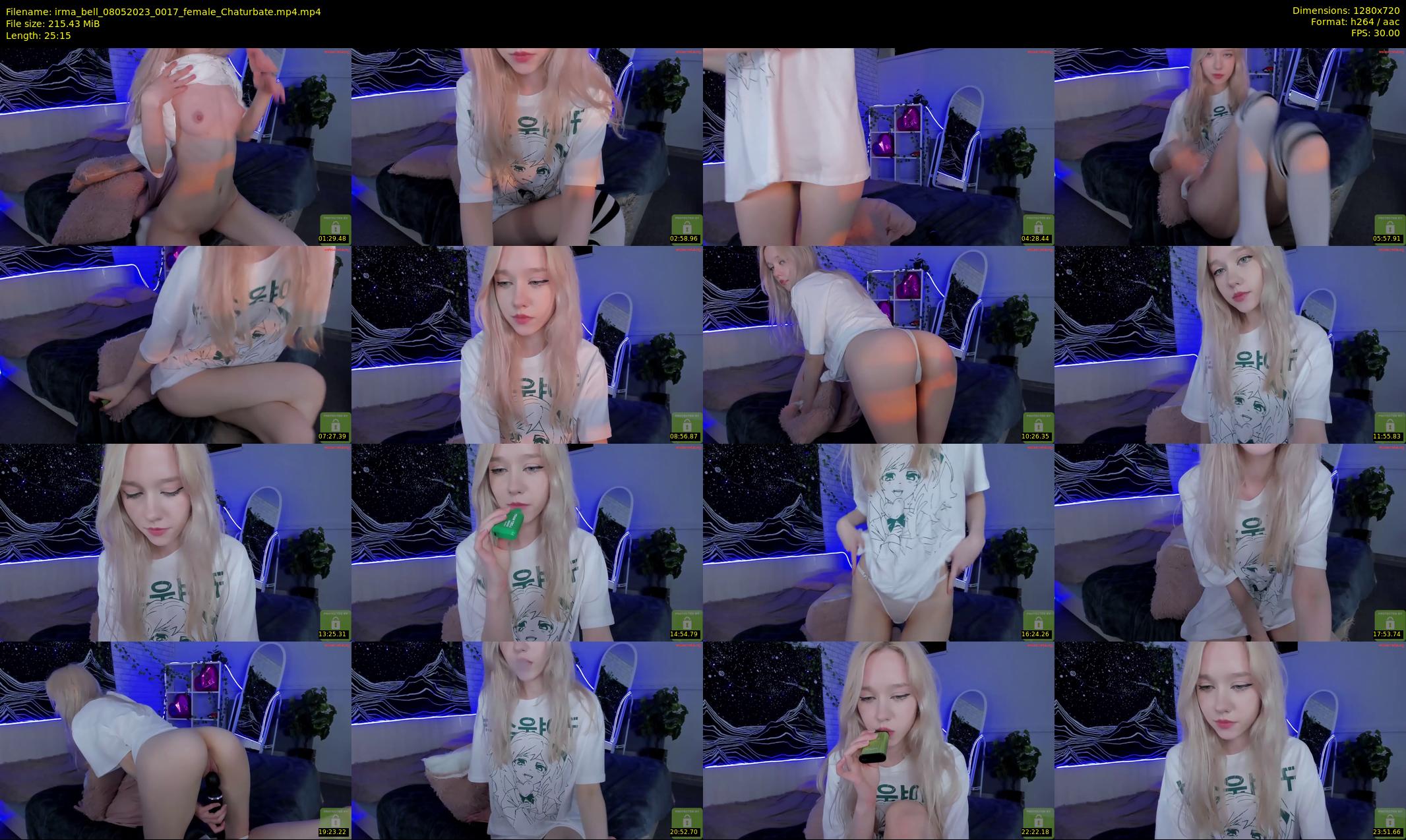 irma_bell — 26 minute Chaturbate female cam show recording, 720p, May 8, 2023