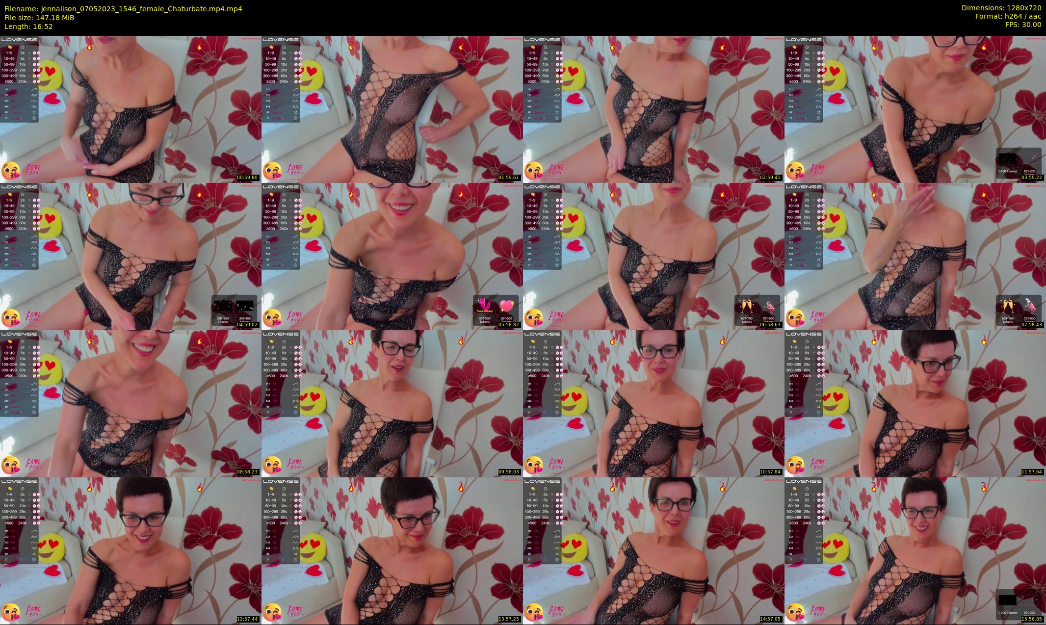 jennalison — 17 minute Chaturbate female cam show recording, 720p, May 7, 2023