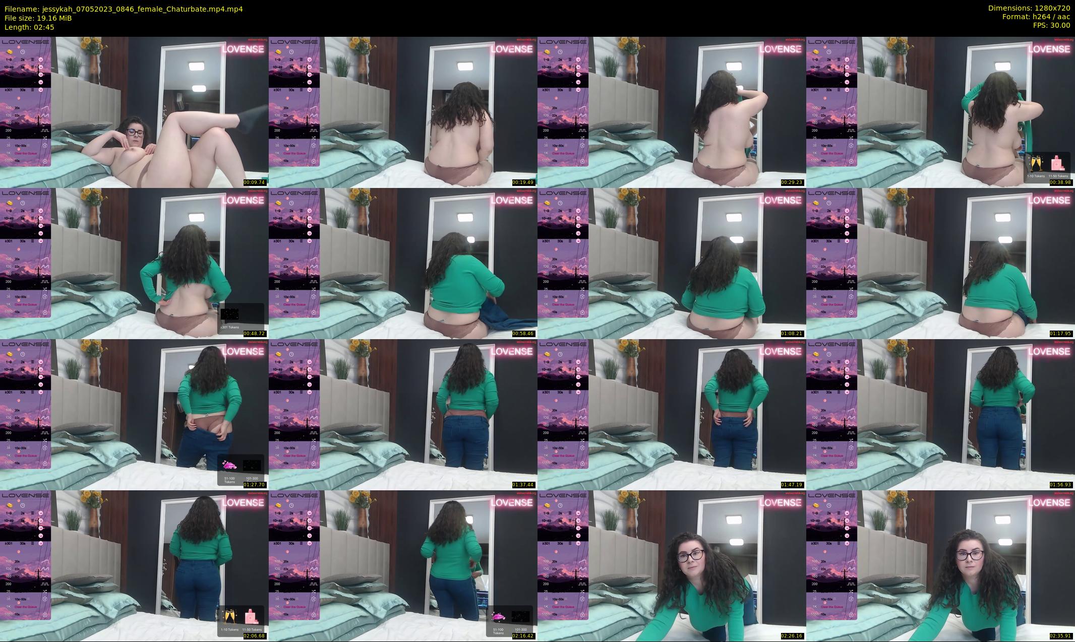 jessykah — 3 minute Chaturbate female cam show recording, 720p, May 7, 2023