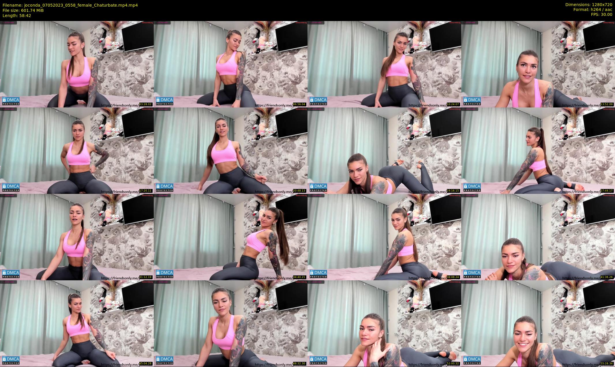 joconda — 59 minute Chaturbate female cam show recording, 720p, May 7, 2023