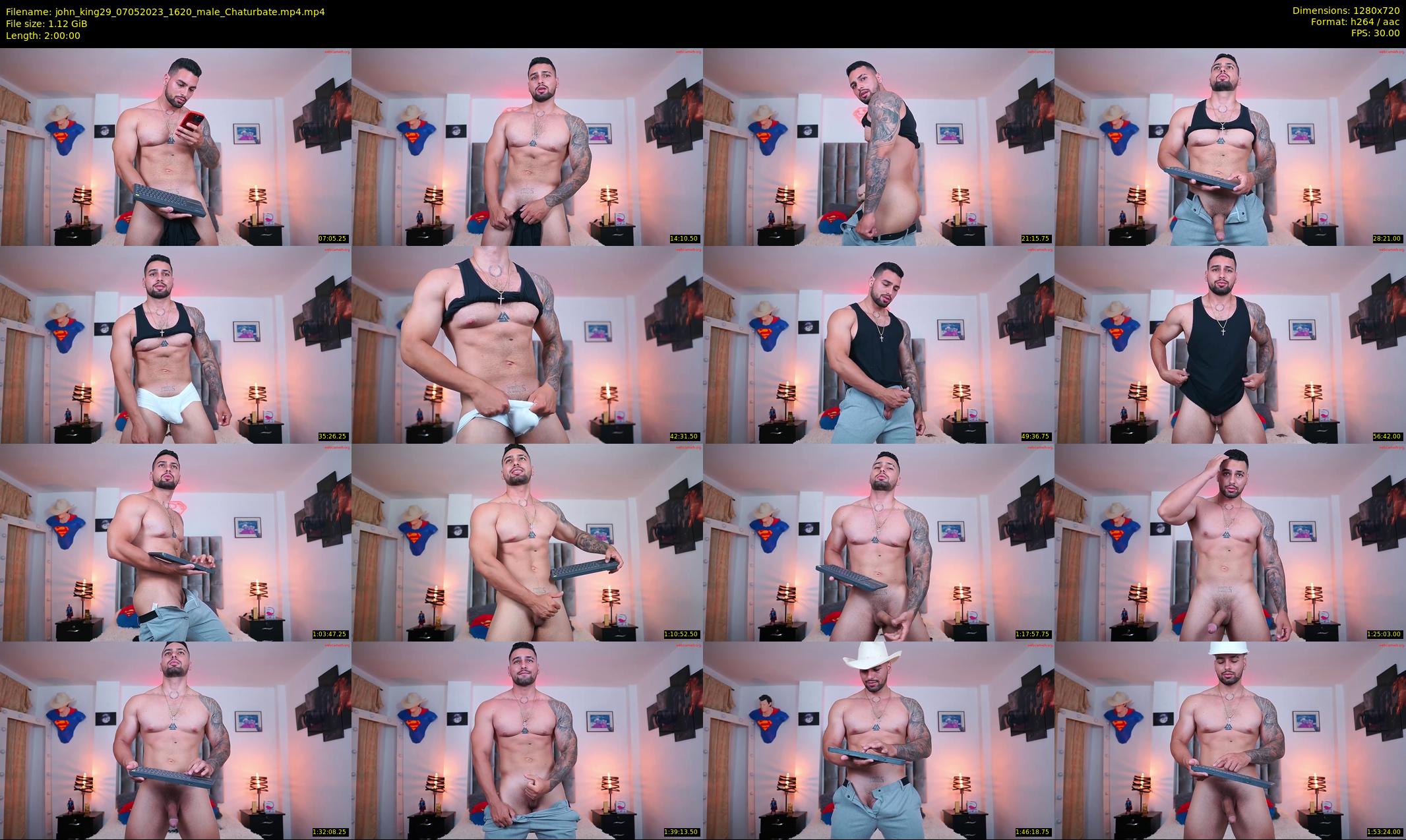 john_king29 — 120 minute Chaturbate male cam show recording, 720p, May 7, 2023