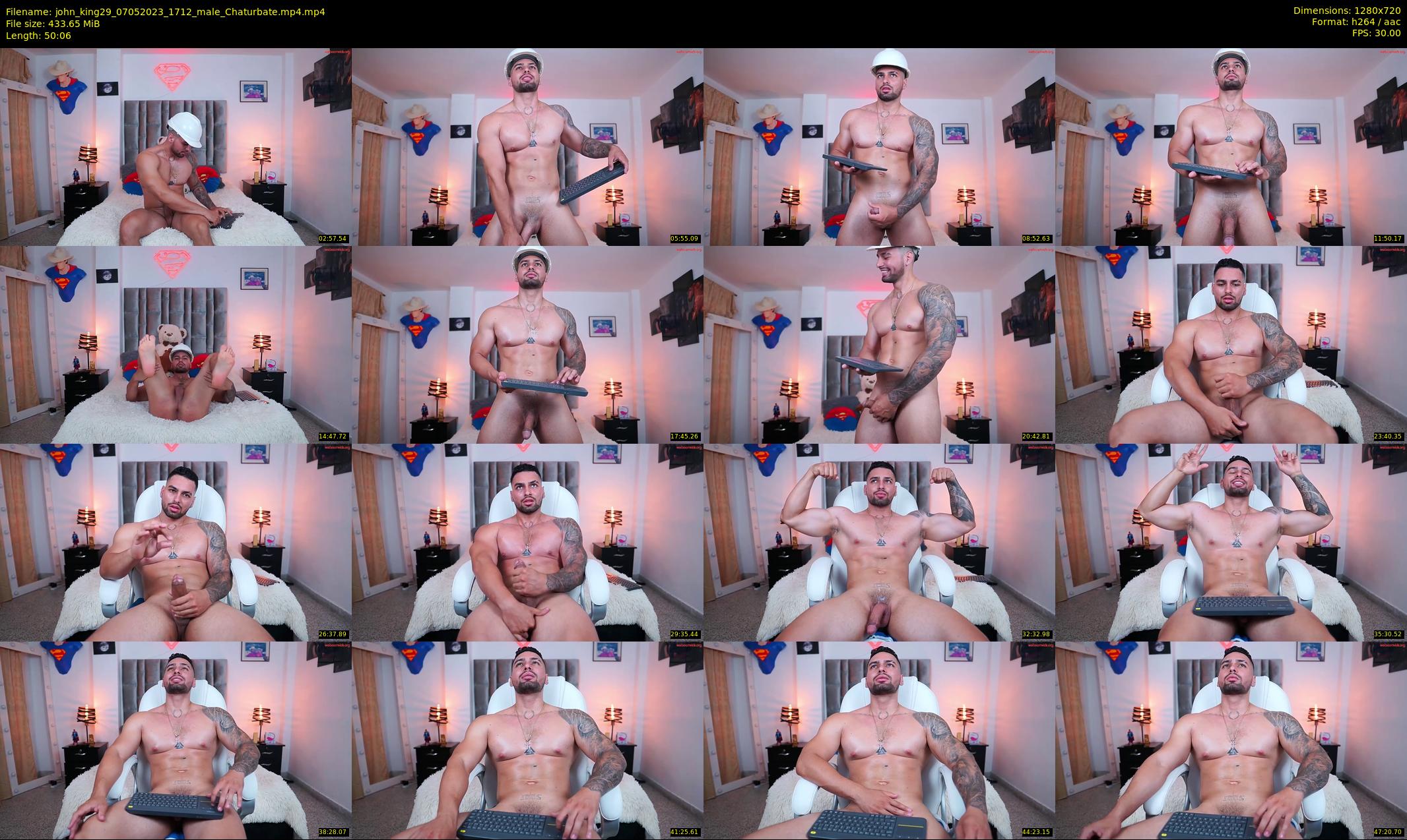 john_king29 — 51 minute Chaturbate male cam show recording, 720p, May 7, 2023