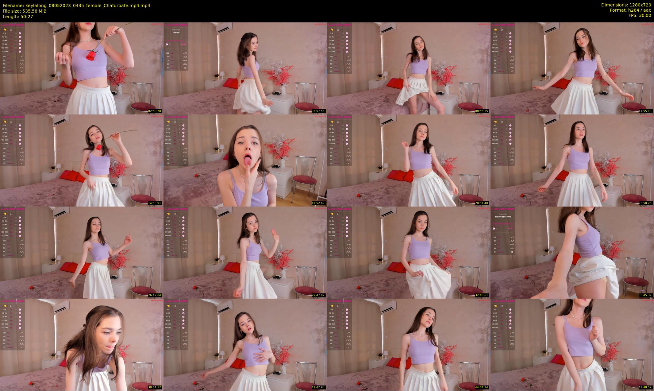 keylalong — 51 minute Chaturbate female cam show recording, 720p, May 8, 2023