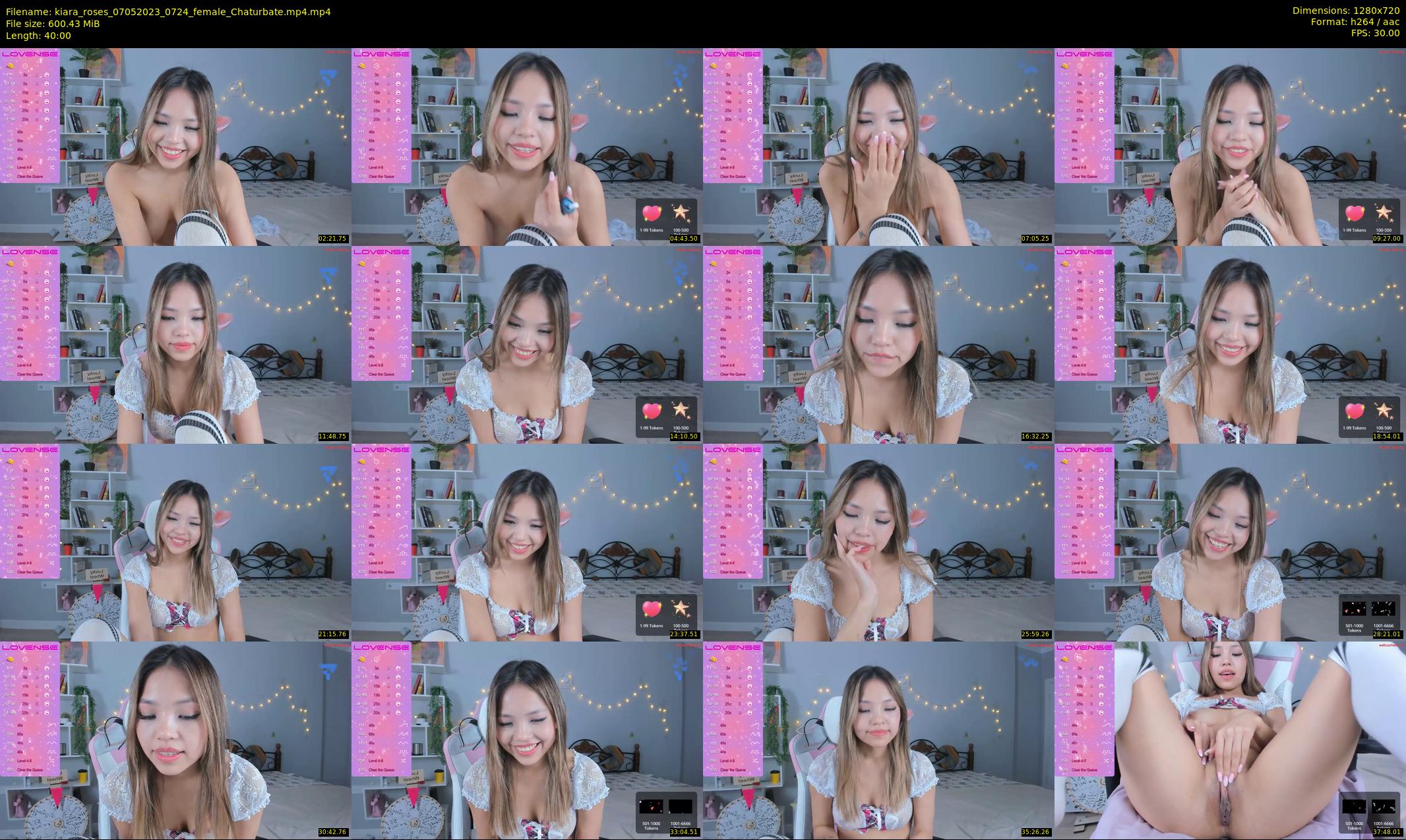 kiara_roses — 40 minute Chaturbate female cam show recording, 720p, May 7, 2023