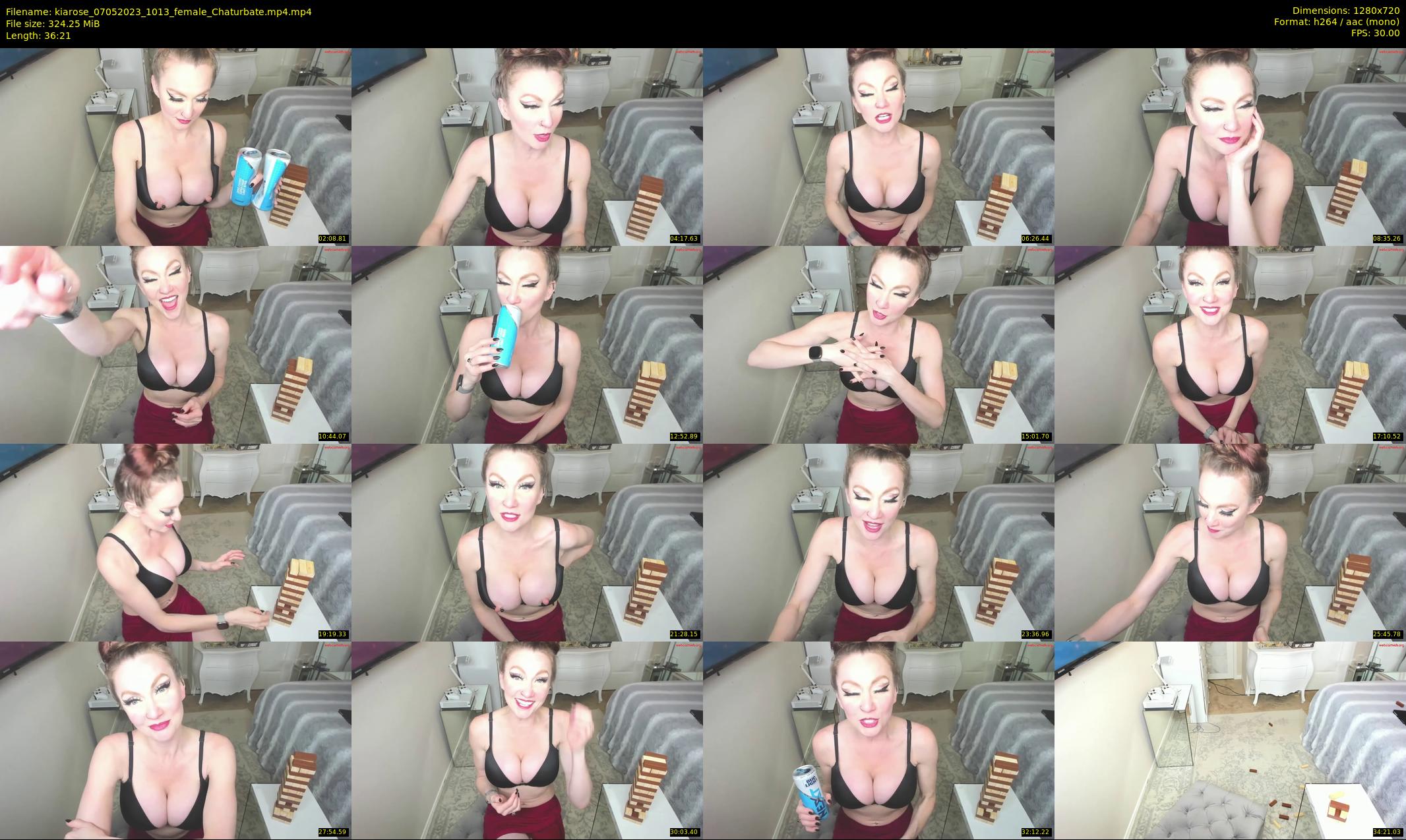kiarose — 37 minute Chaturbate female cam show recording, 720p, May 7, 2023