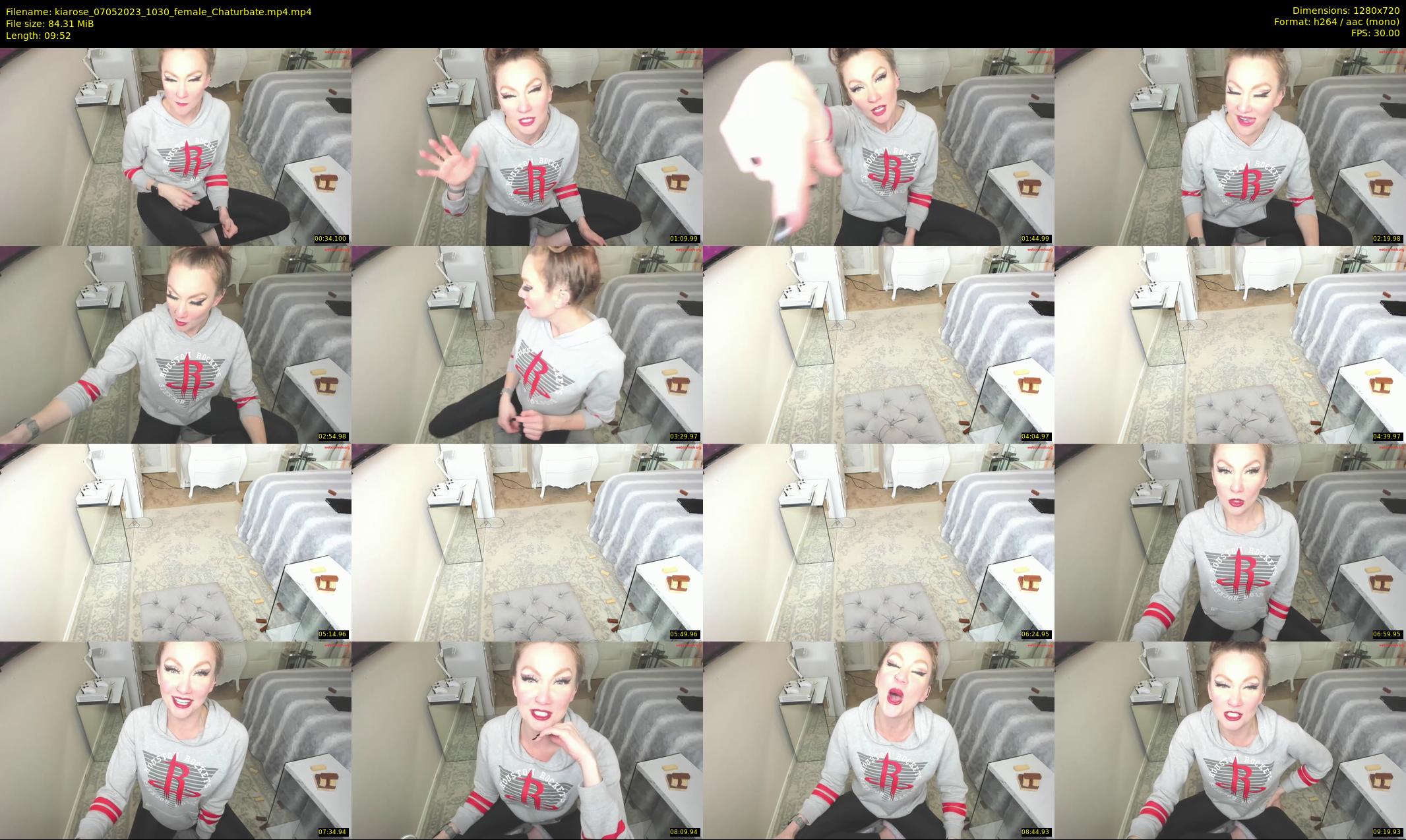 kiarose — 10 minute Chaturbate female cam show recording, 720p, May 7, 2023
