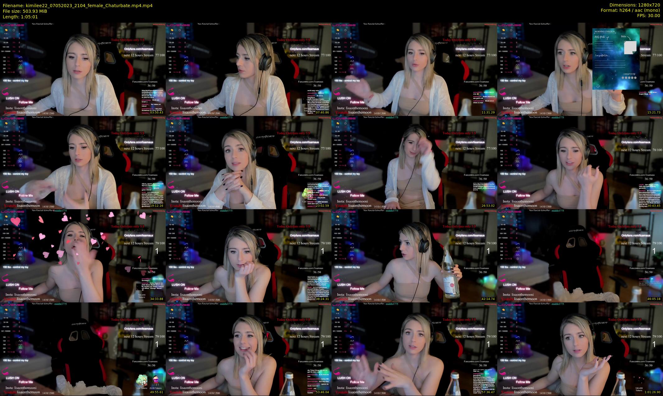 kimilee22 — 66 minute Chaturbate female cam show recording, 720p, May 7, 2023