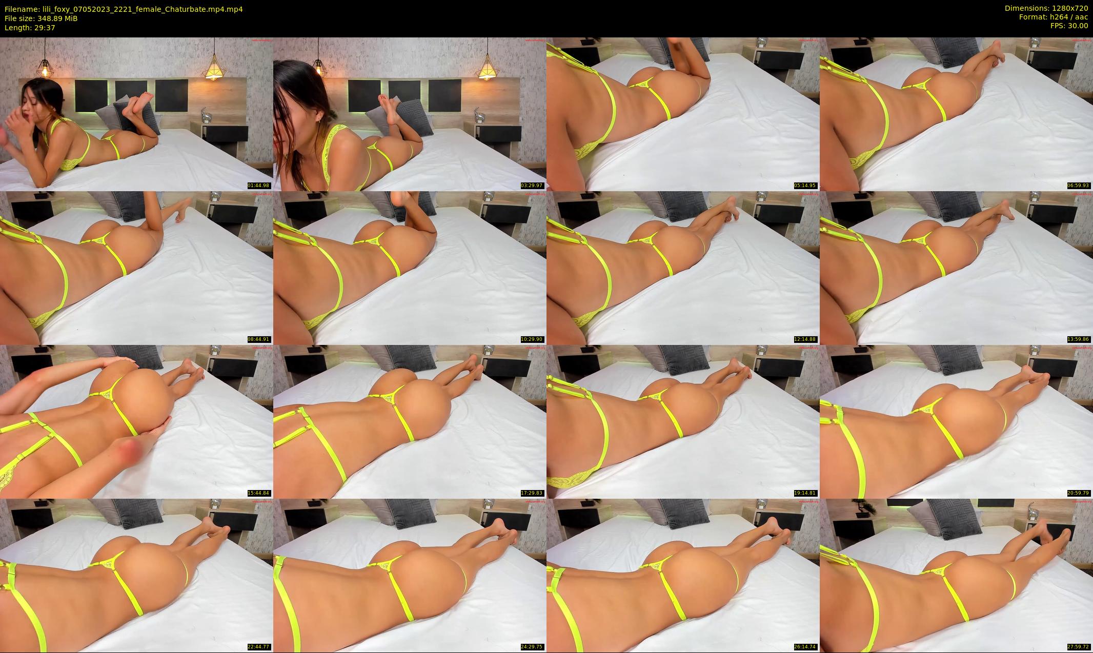 lili_foxy — 30 minute Chaturbate female cam show recording, 720p, May 7, 2023