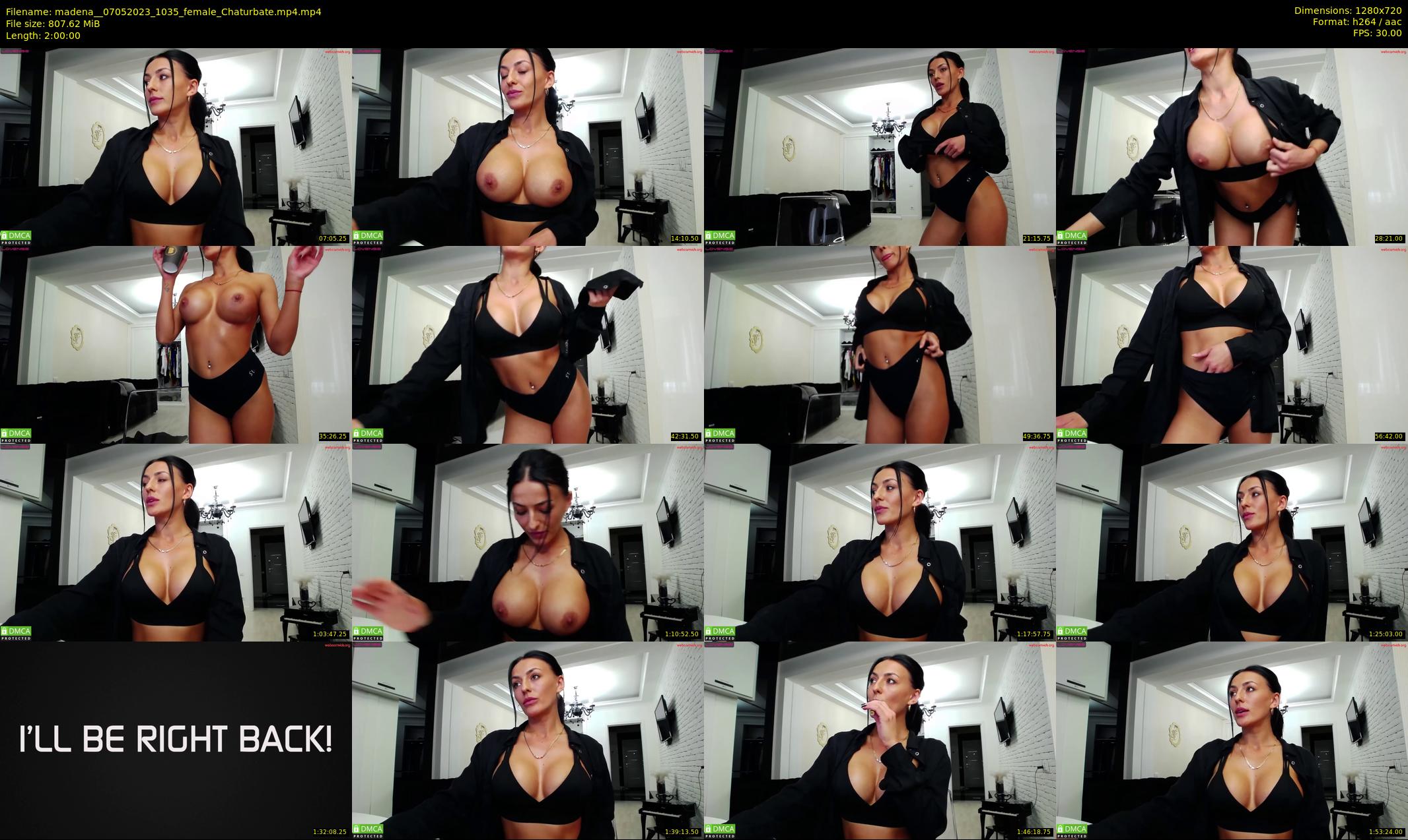madena_ — 120 minute Chaturbate female cam show recording, 720p, May 7, 2023