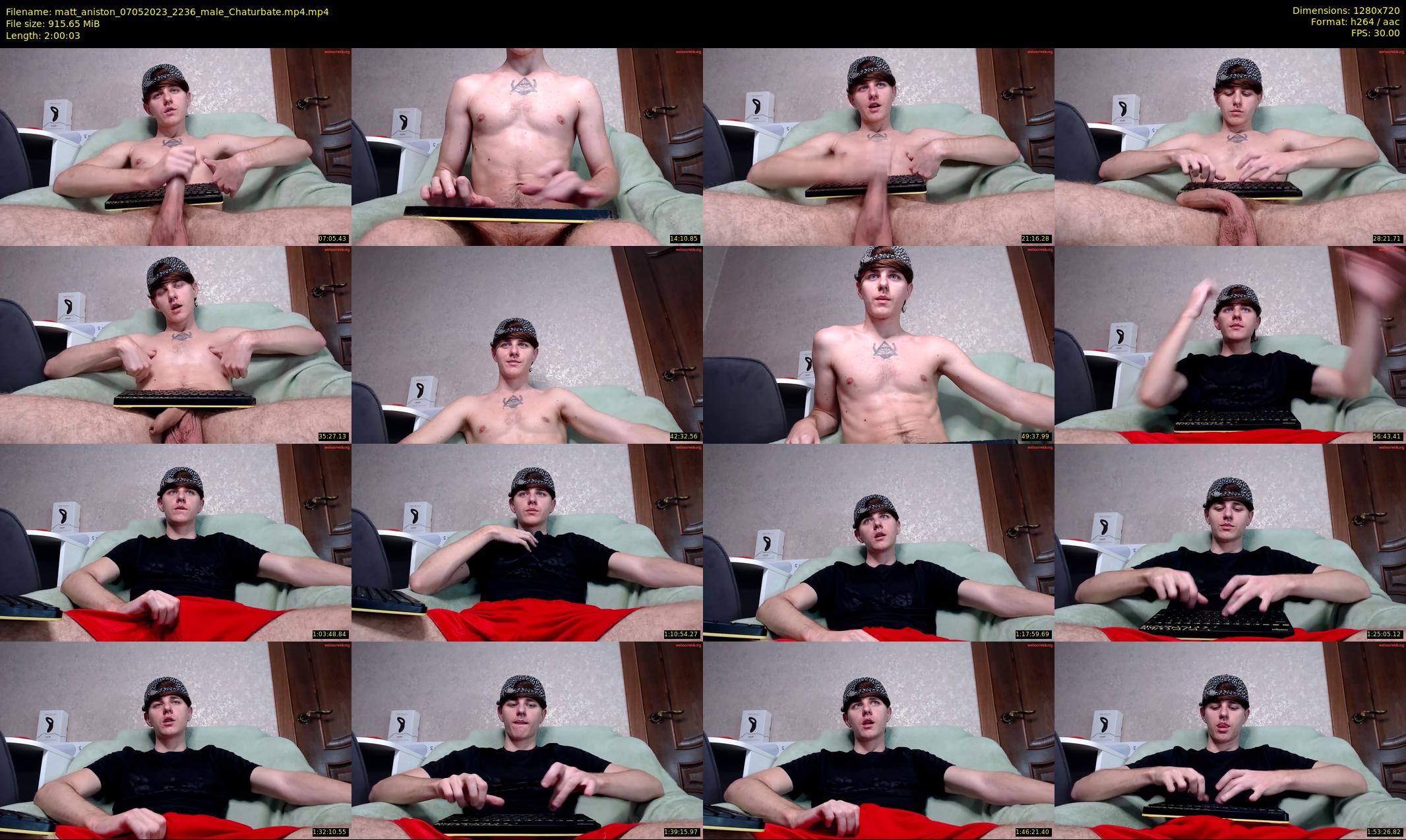 matt_aniston — 121 minute Chaturbate male cam show recording, 720p, May 7, 2023
