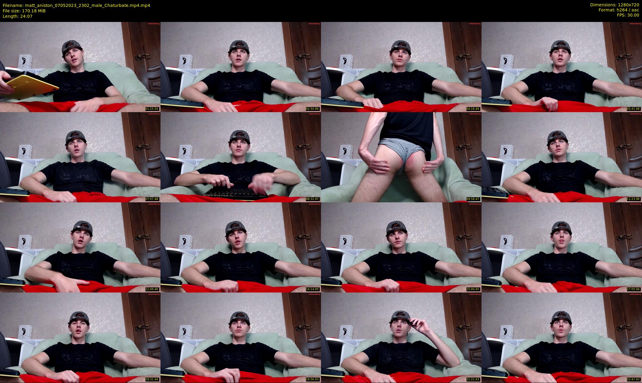 matt_aniston — 25 minute Chaturbate male cam show recording, 720p, May 7, 2023
