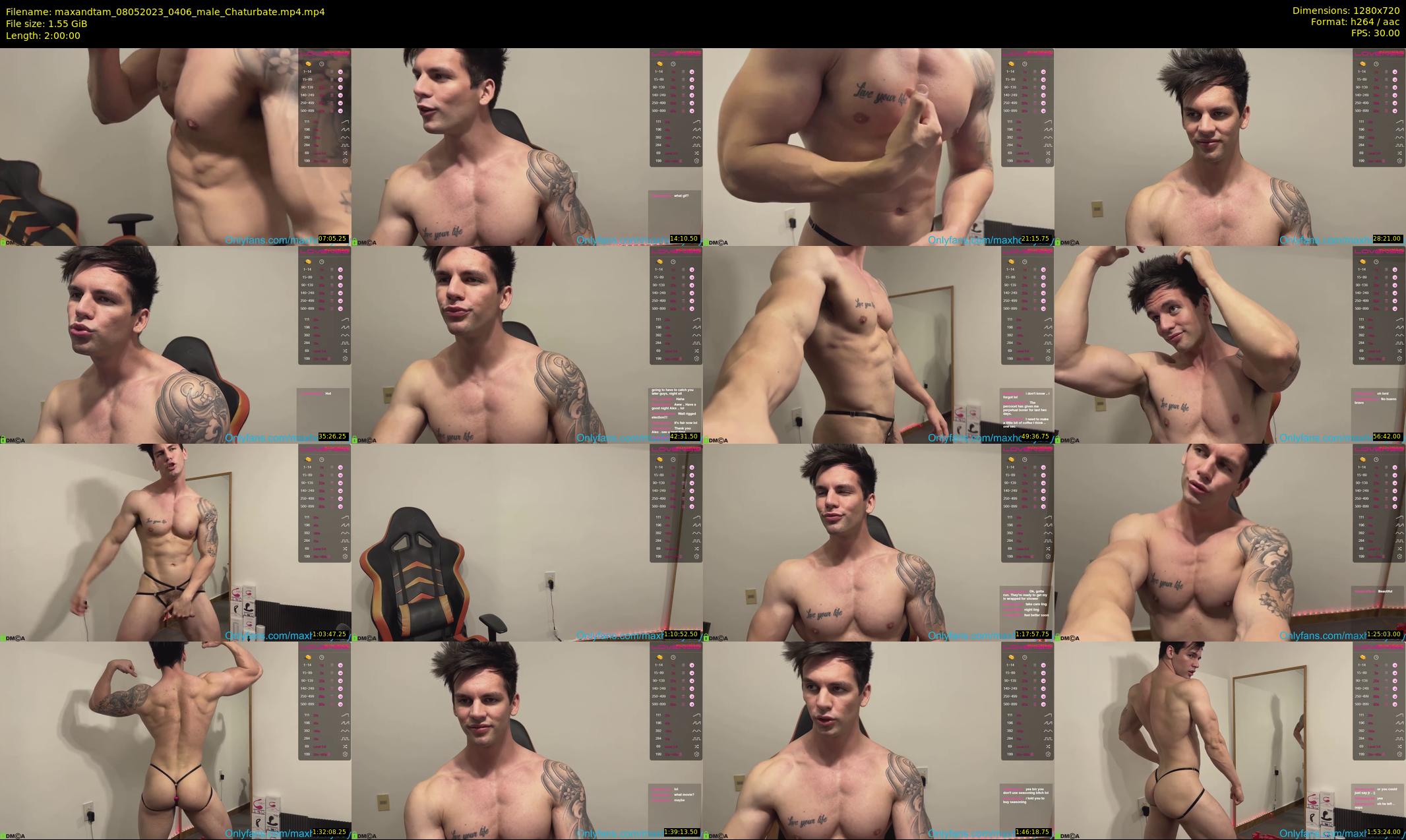 maxandtam — 120 minute Chaturbate couple cam show recording, 720p, May 8, 2023