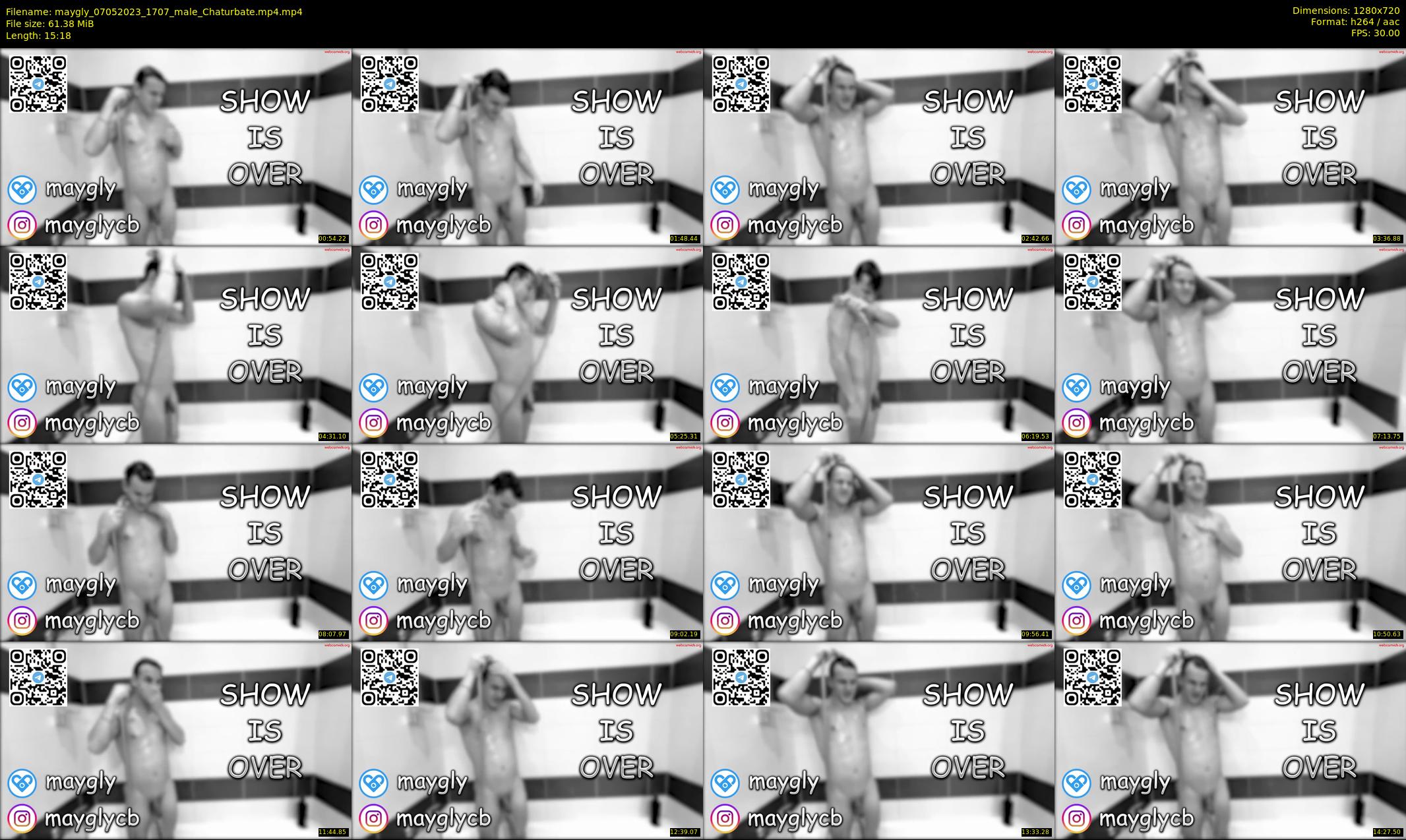 maygly — 16 minute Chaturbate male cam show recording, 720p, May 7, 2023