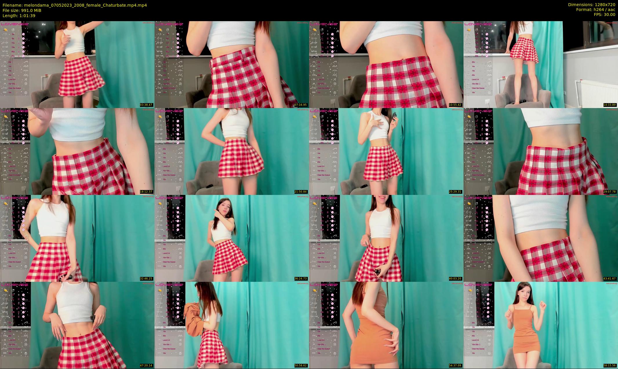 melondama — 62 minute Chaturbate female cam show recording, 720p, May 7, 2023