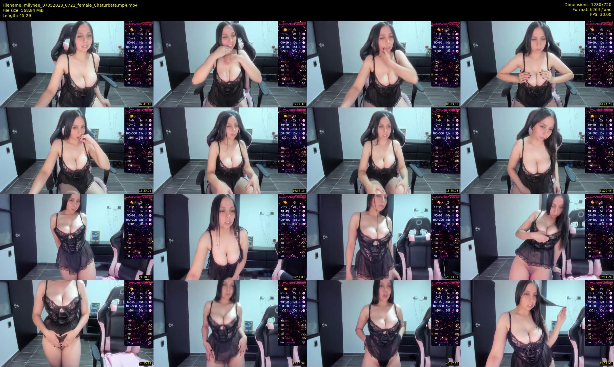 milynee — 46 minute Chaturbate female cam show recording, 720p, May 7, 2023
