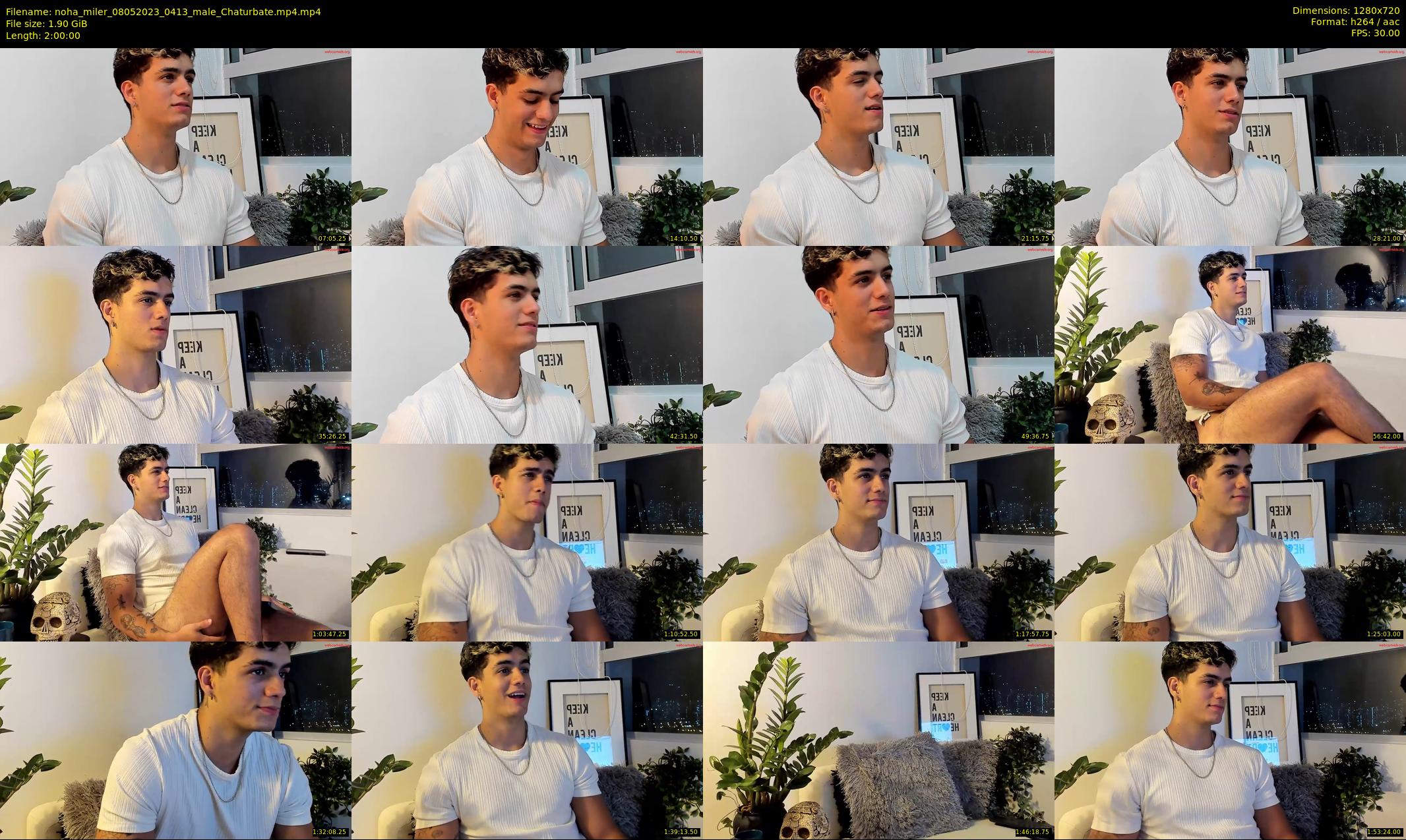 noha_miler — 120 minute Chaturbate male cam show recording, 720p, May 8, 2023