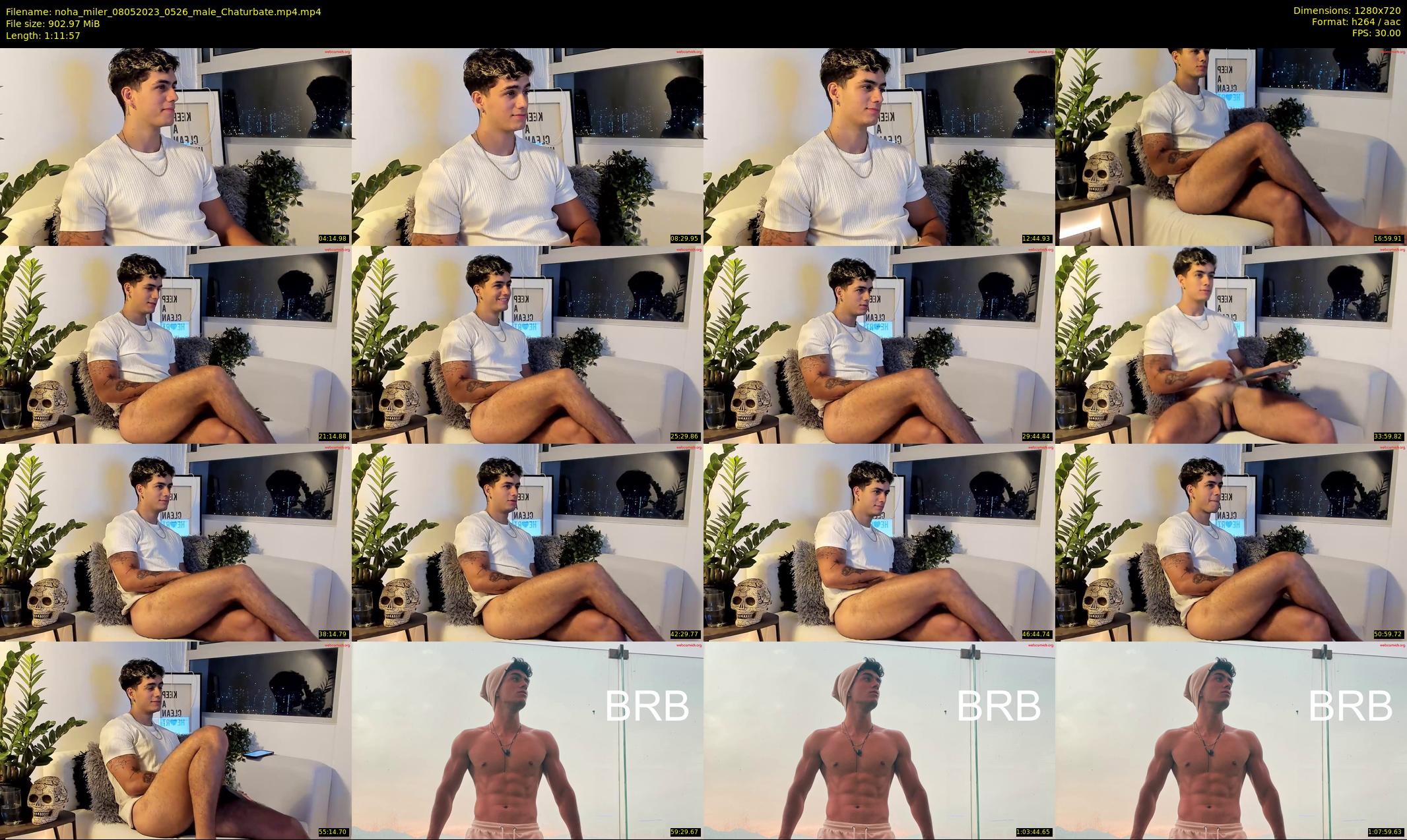 noha_miler — 72 minute Chaturbate male cam show recording, 720p, May 8, 2023