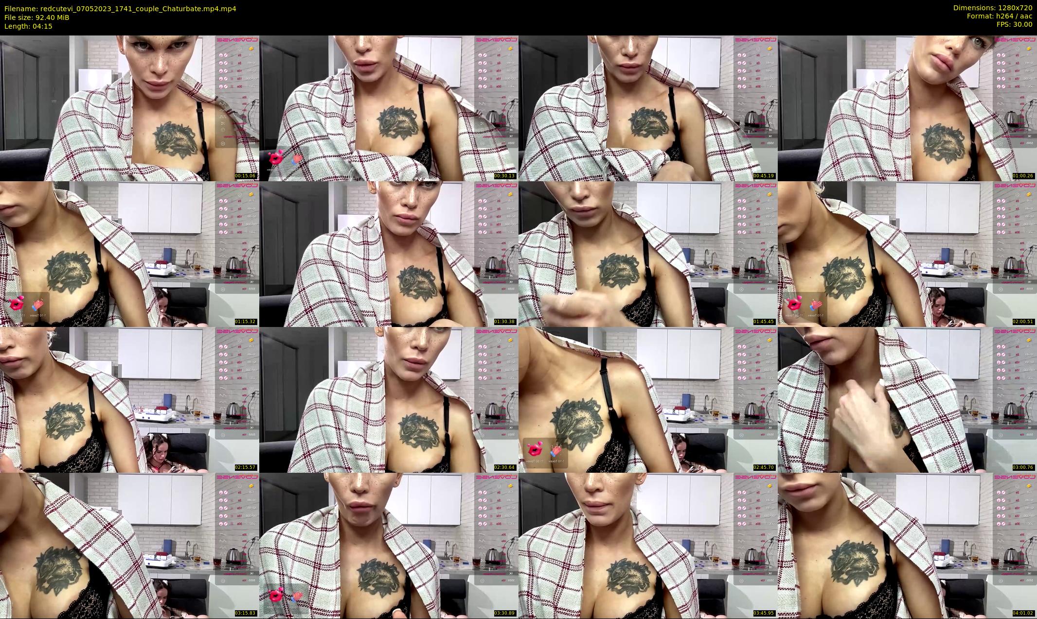 redcutevi — 5 minute Chaturbate female cam show recording, 720p, May 7, 2023