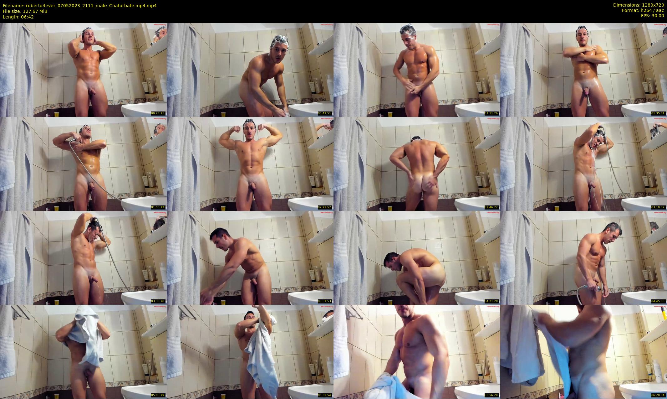 roberto4ever — 7 minute Chaturbate male cam show recording, 720p, May 7, 2023