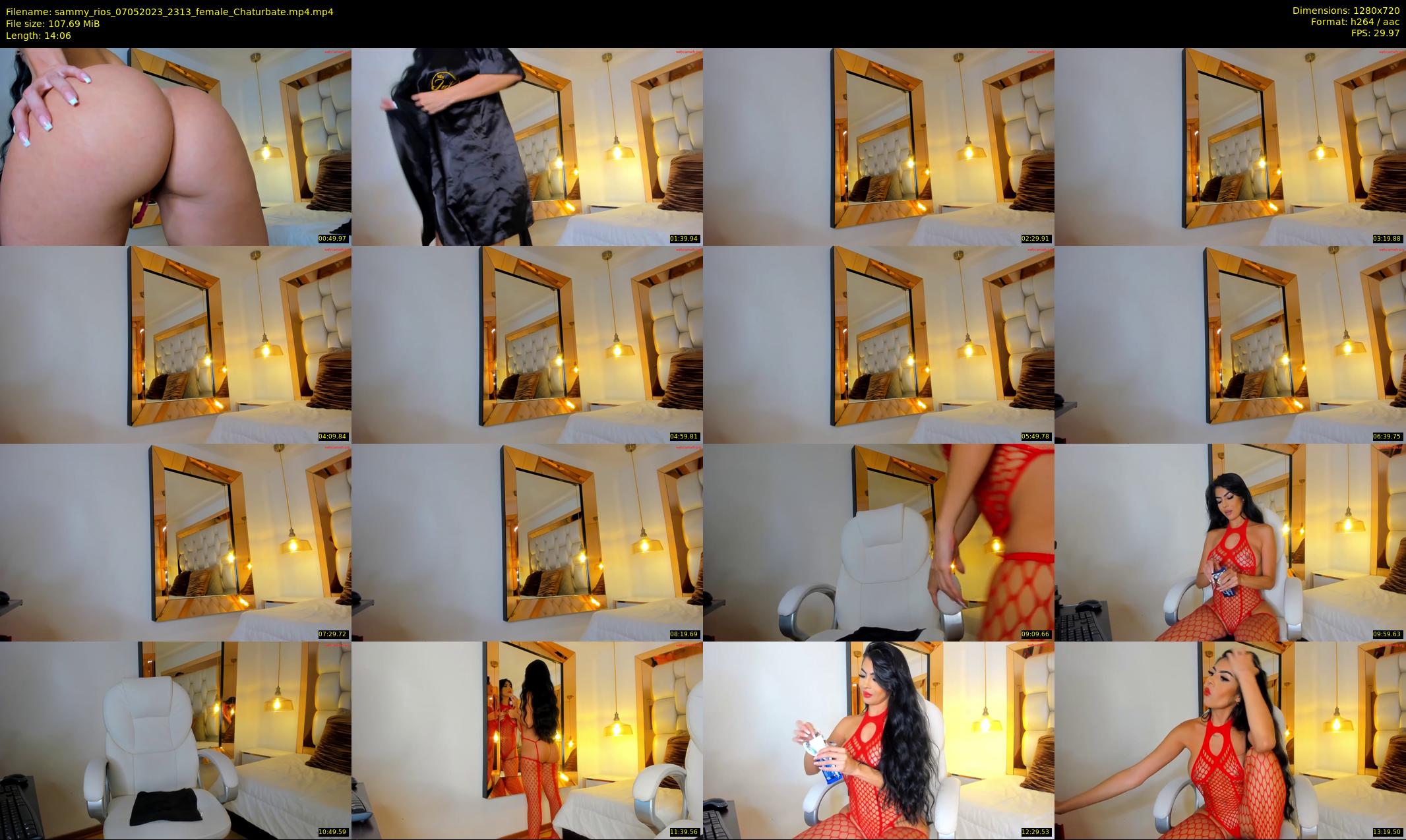 sammy_rios — 15 minute Chaturbate female cam show recording, 720p, May 7, 2023