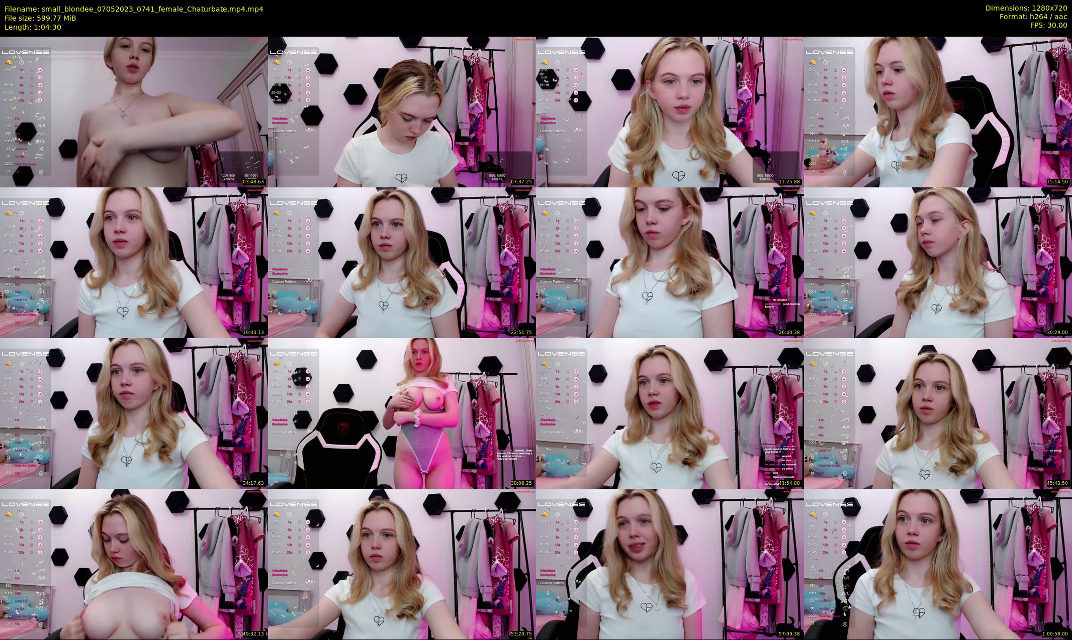 small_blondee — 65 minute Chaturbate female cam show recording, 720p, May 7, 2023