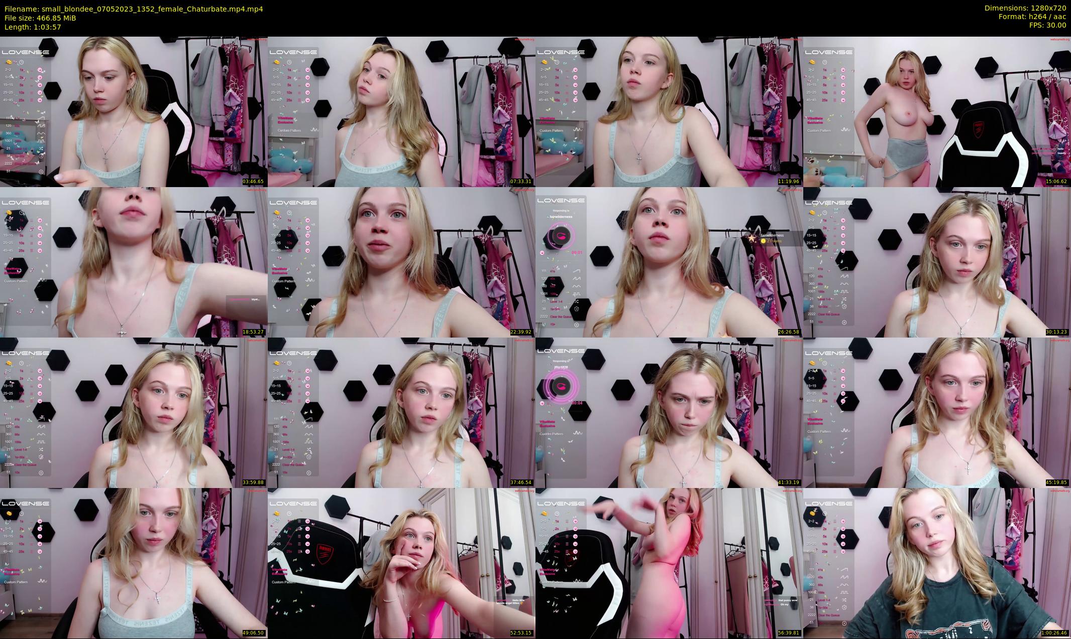small_blondee — 64 minute Chaturbate female cam show recording, 720p, May 7, 2023