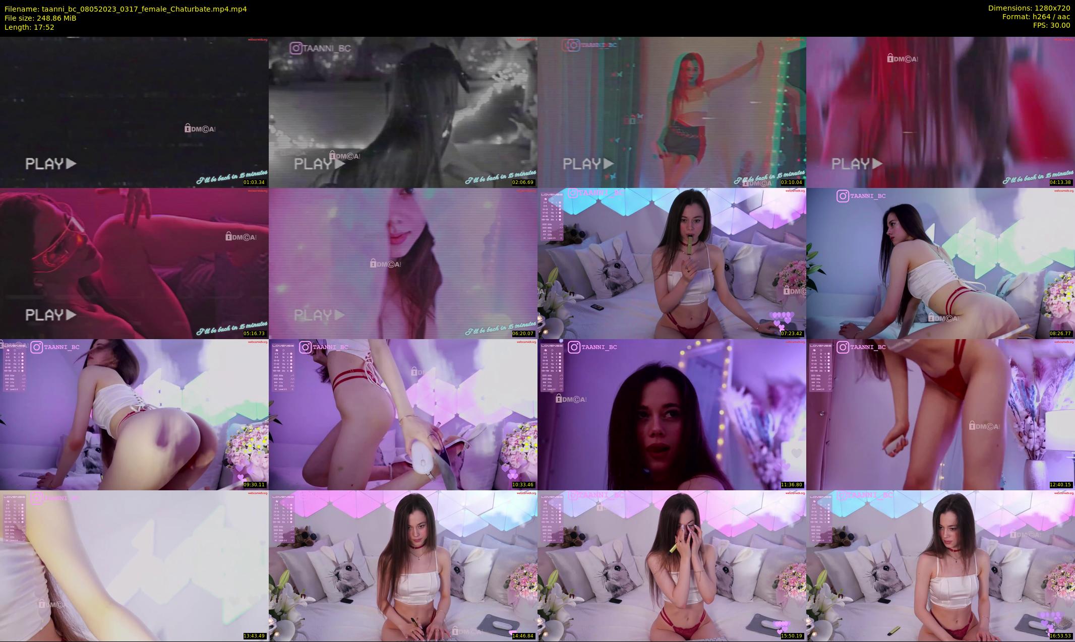 taanni_bc — 18 minute Chaturbate female cam show recording, 720p, May 8, 2023