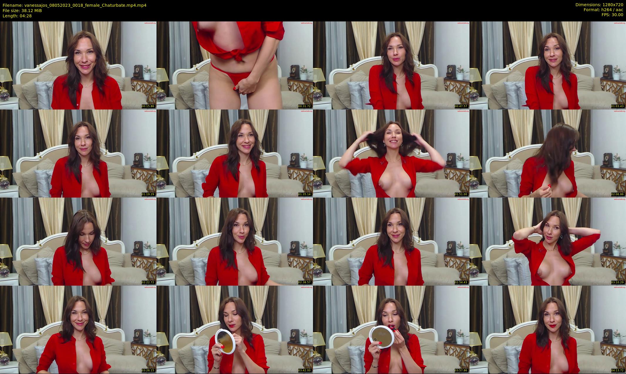 vanessajos — 5 minute Chaturbate female cam show recording, 720p, May 8, 2023