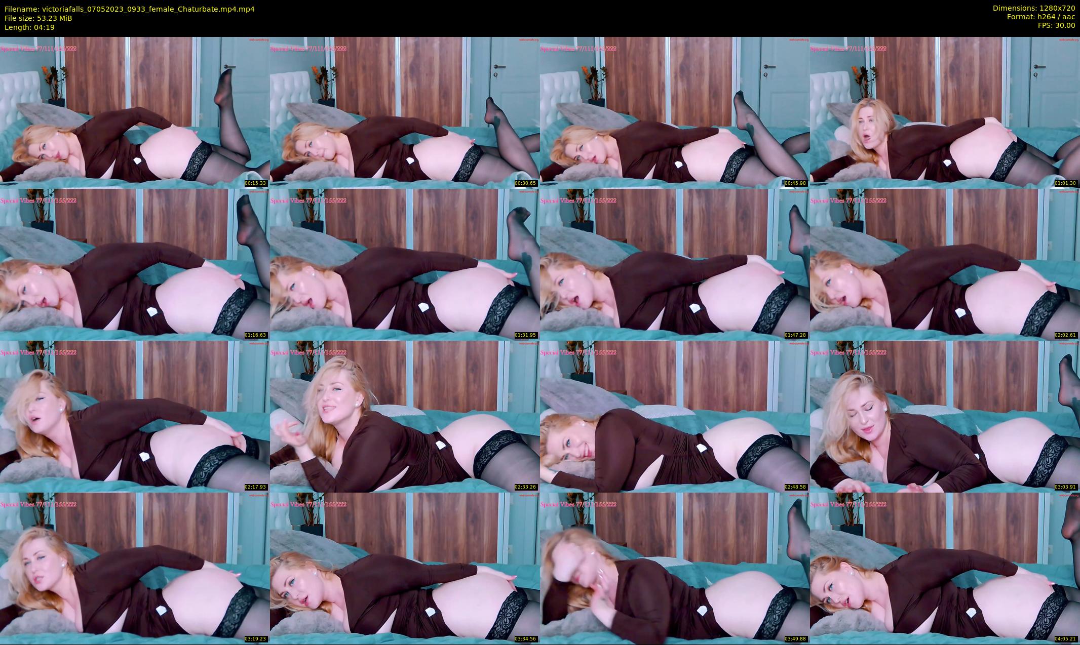 victoriafalls — 5 minute Chaturbate female cam show recording, 720p, May 7, 2023