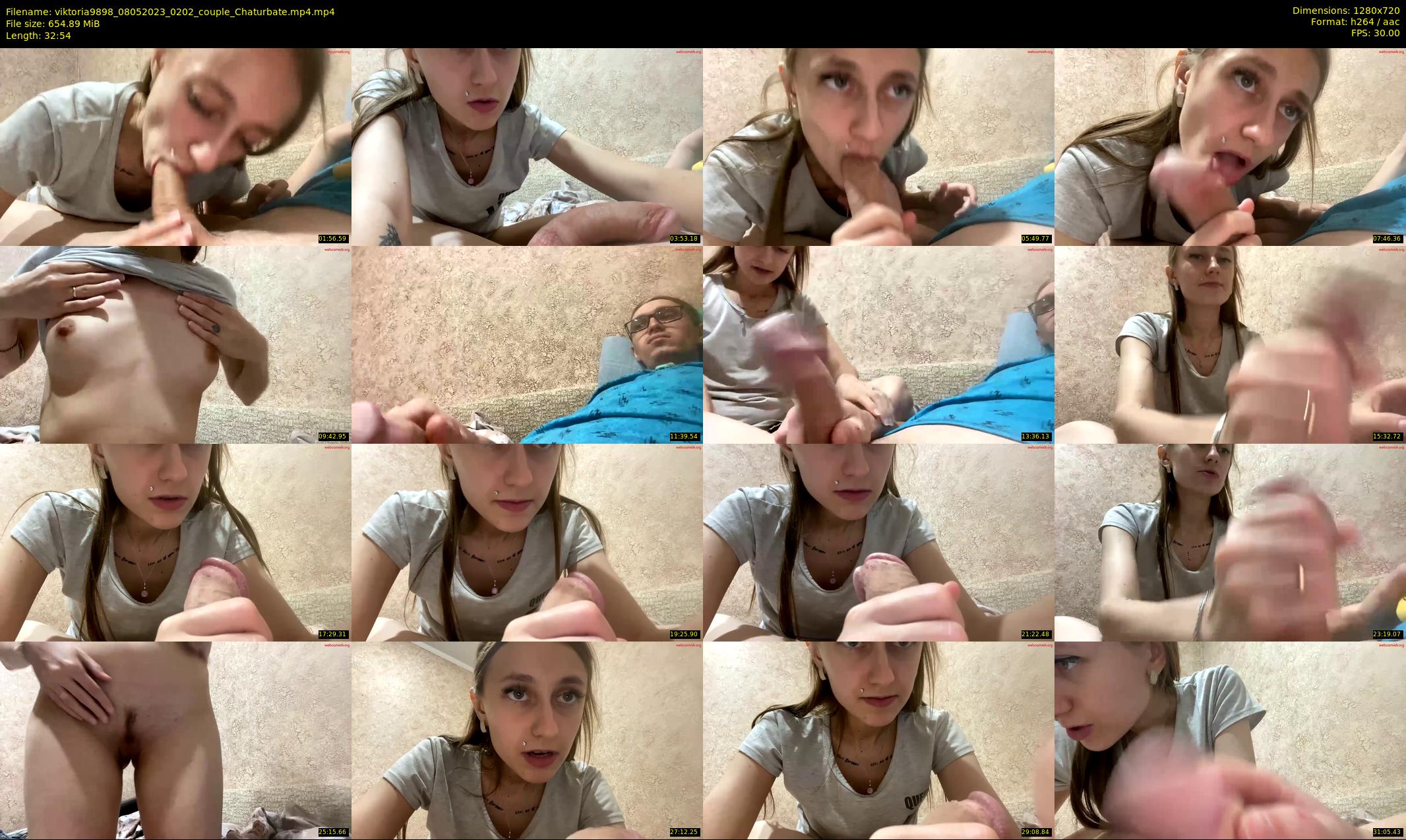 viktoria9898 — 33 minute Chaturbate couple cam show recording, 720p, May 8, 2023