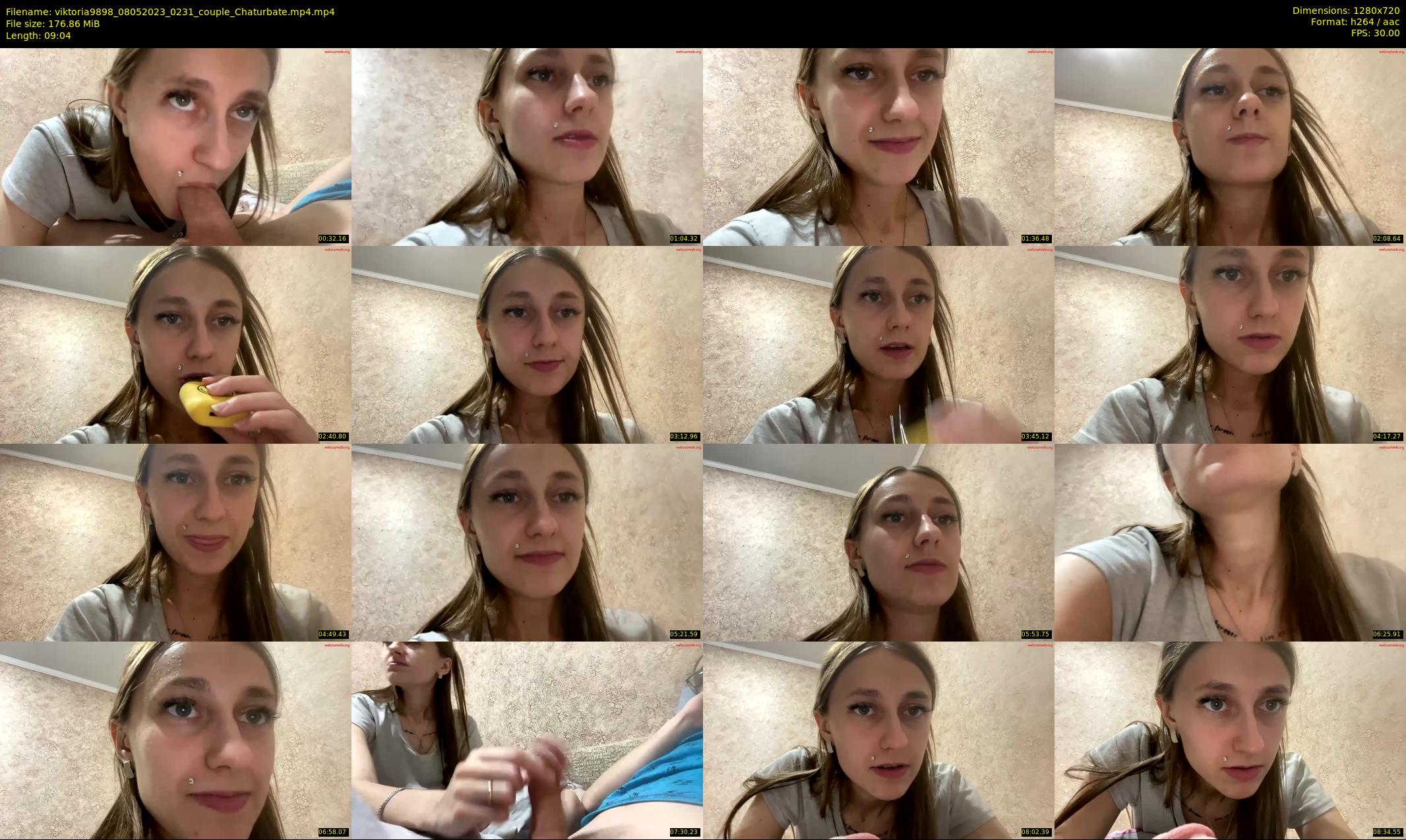 viktoria9898 — 10 minute Chaturbate couple cam show recording, 720p, May 8, 2023