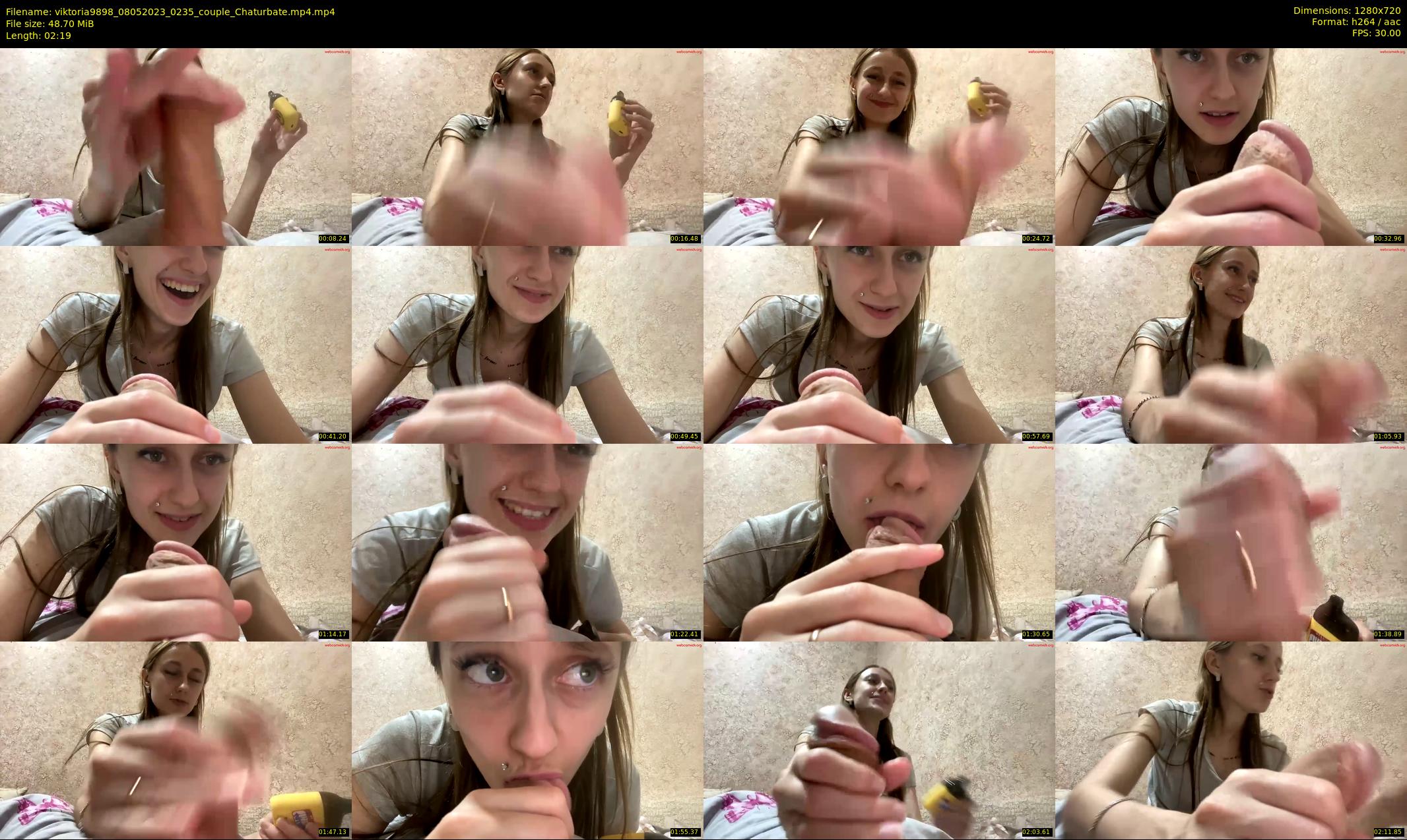 viktoria9898 — 3 minute Chaturbate couple cam show recording, 720p, May 8, 2023