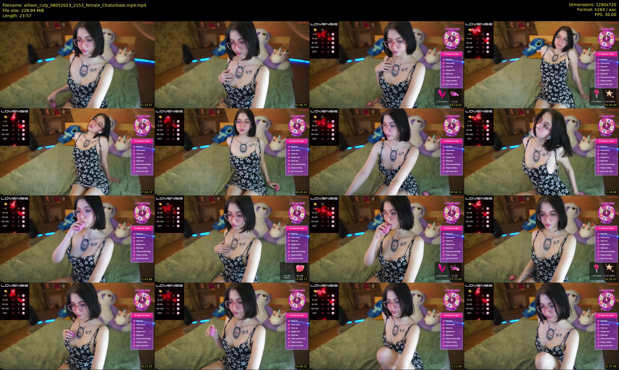 allison_cuty — 24 minute Chaturbate female cam show recording, 720p, May 8, 2023