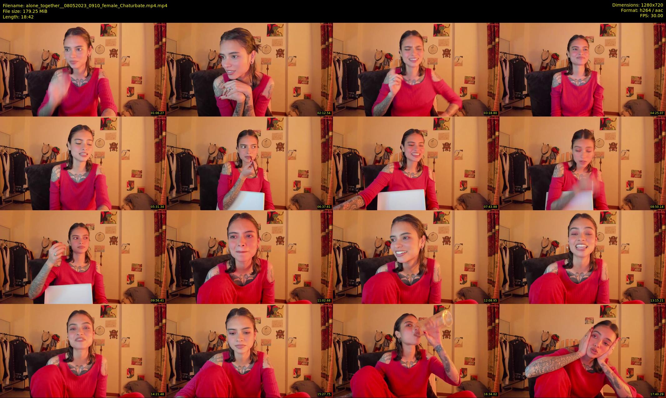 alone_together_ — 19 minute Chaturbate female cam show recording, 720p, May 8, 2023