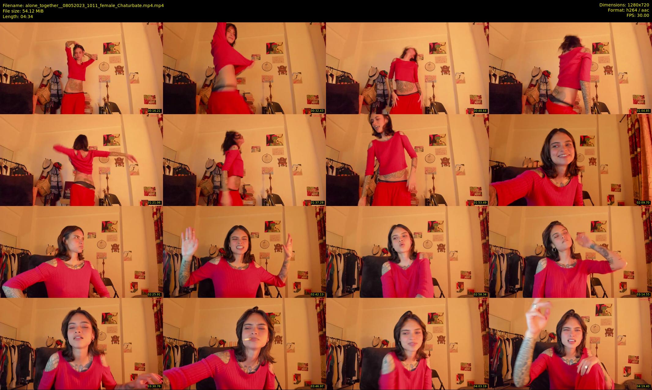 alone_together_ — 5 minute Chaturbate female cam show recording, 720p, May 8, 2023