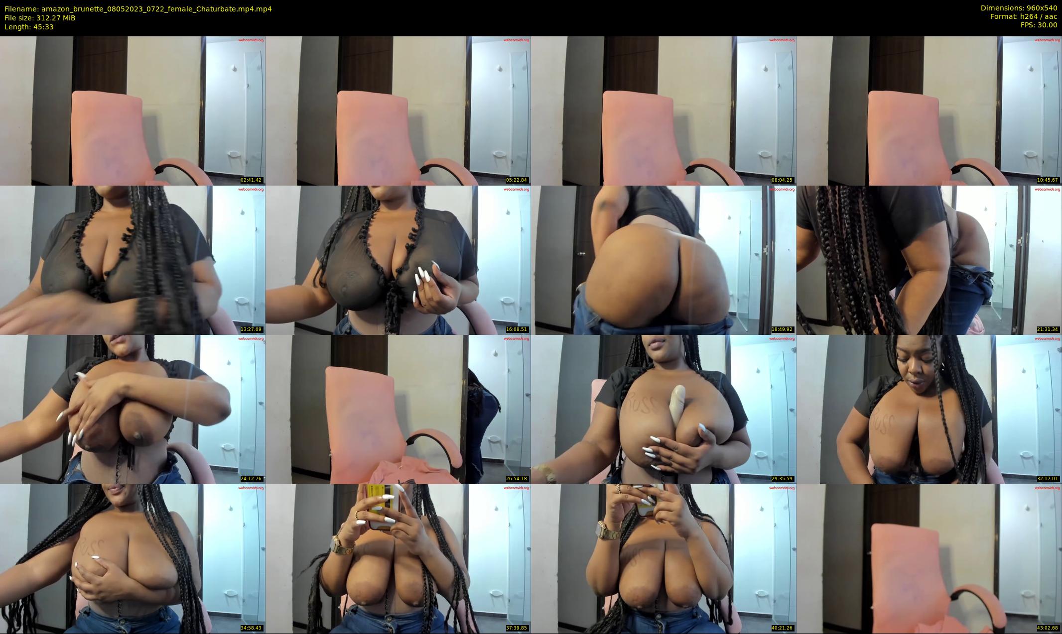 amazon_brunette — 46 minute Chaturbate female cam show recording, 480p, May 8, 2023