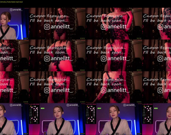annelitt — 20 minute Chaturbate female cam show recording, 720p, May 8, 2023