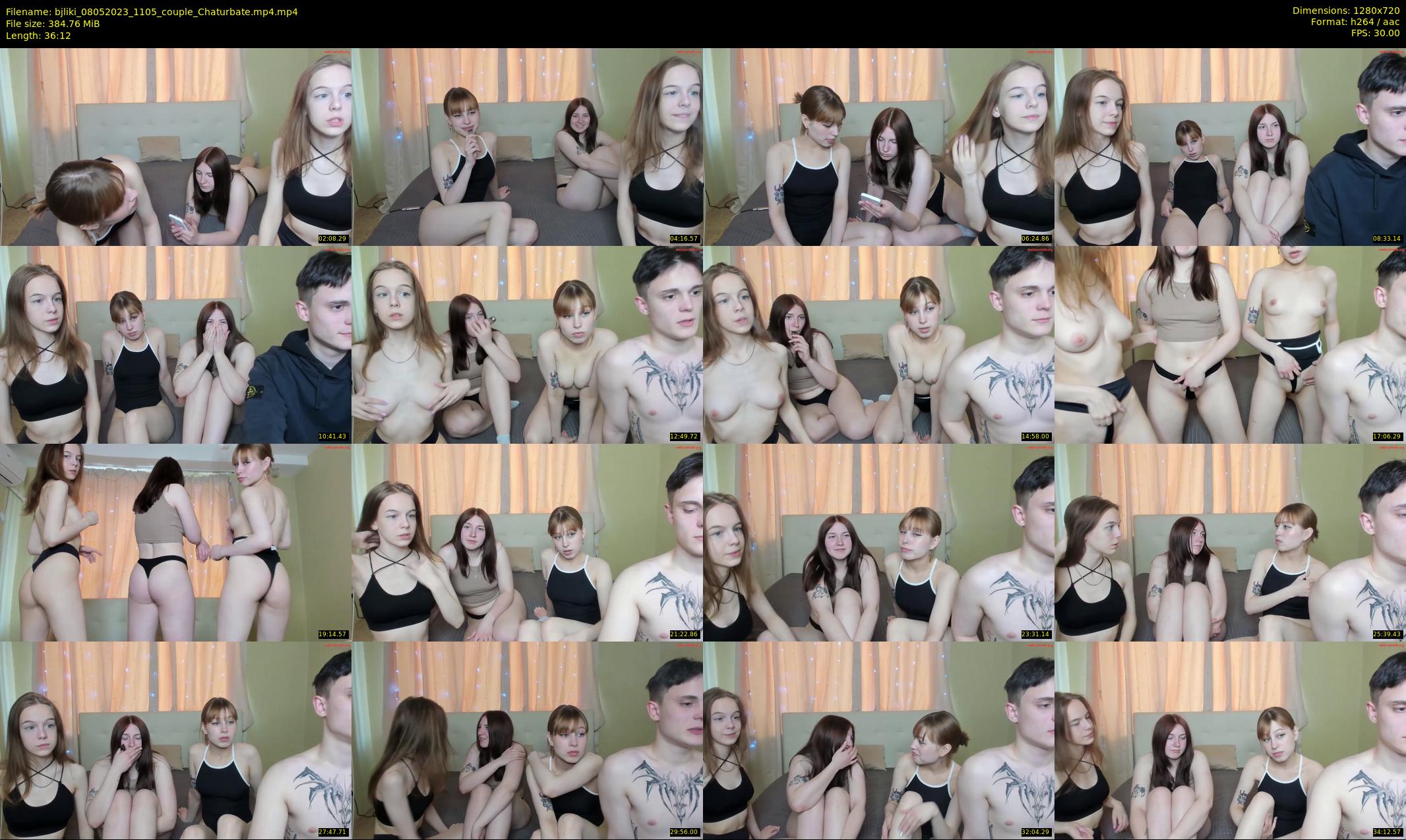 bjliki — 37 minute Chaturbate couple cam show recording, 720p, May 8, 2023