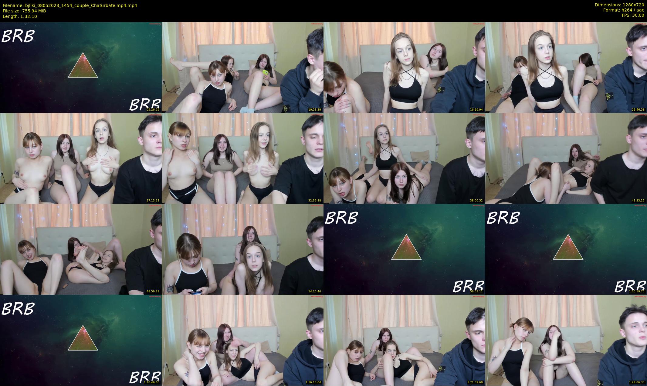 bjliki — 93 minute Chaturbate couple cam show recording, 720p, May 8, 2023