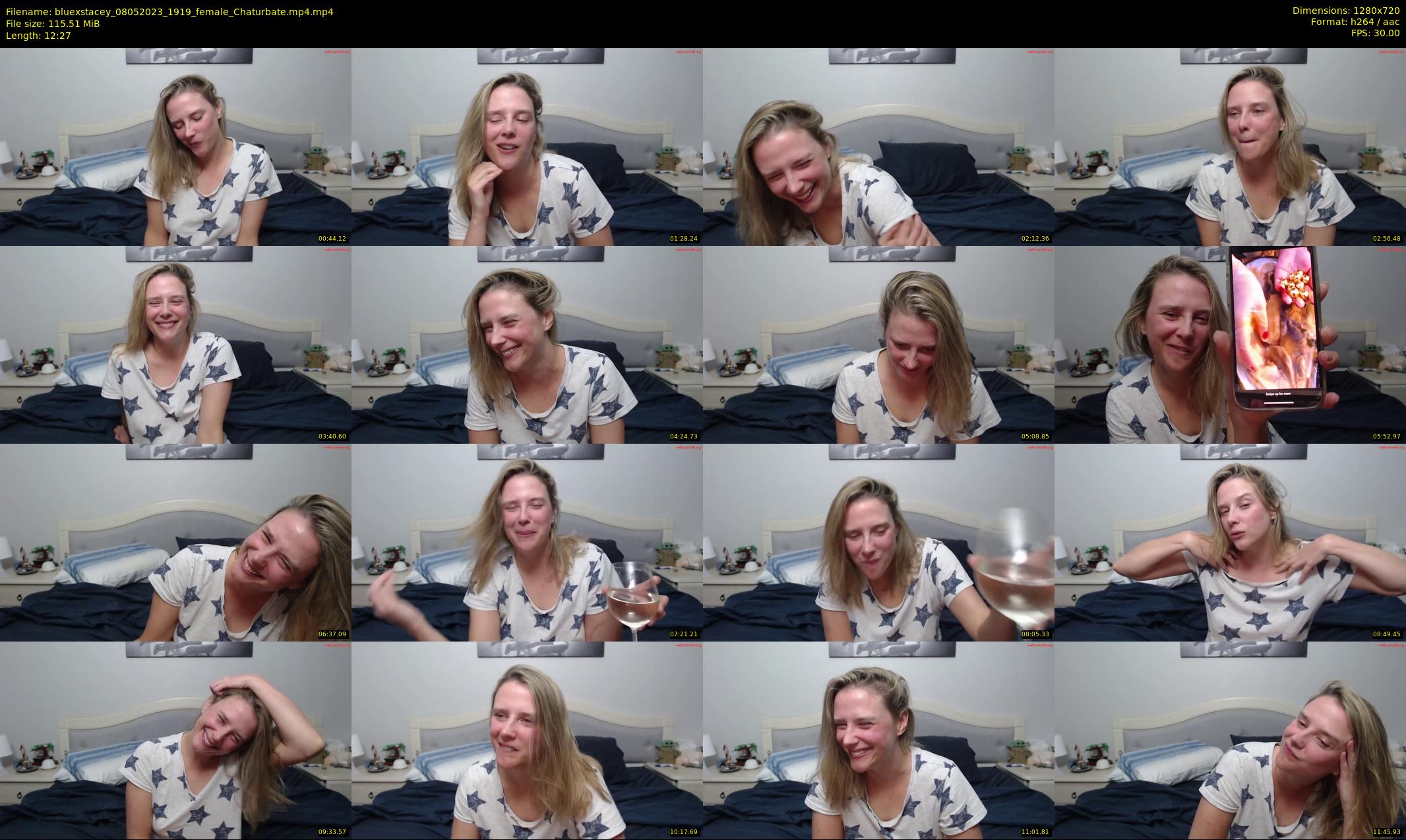bluexstacey — 13 minute Chaturbate female cam show recording, 720p, May 8, 2023