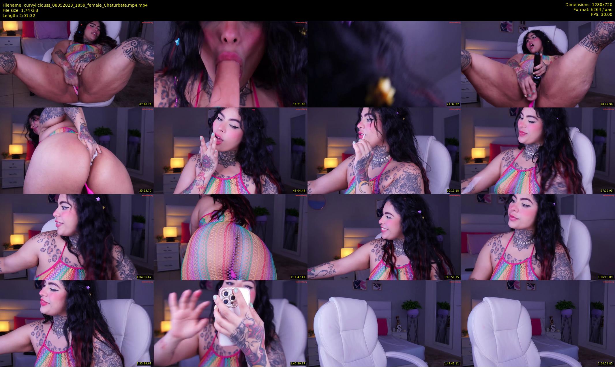 curvyliciouss — 122 minute Chaturbate female cam show recording, 720p, May 8, 2023