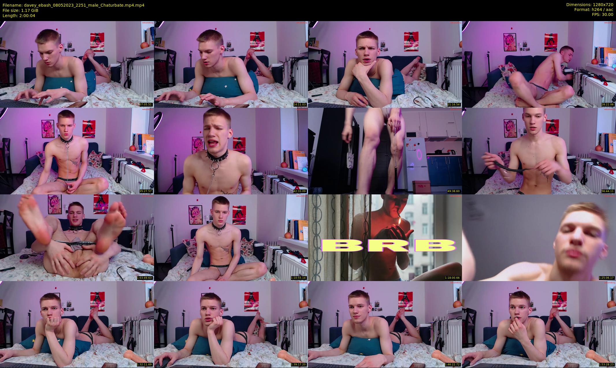 davey_ebash — 121 minute Chaturbate male cam show recording, 720p, May 8, 2023