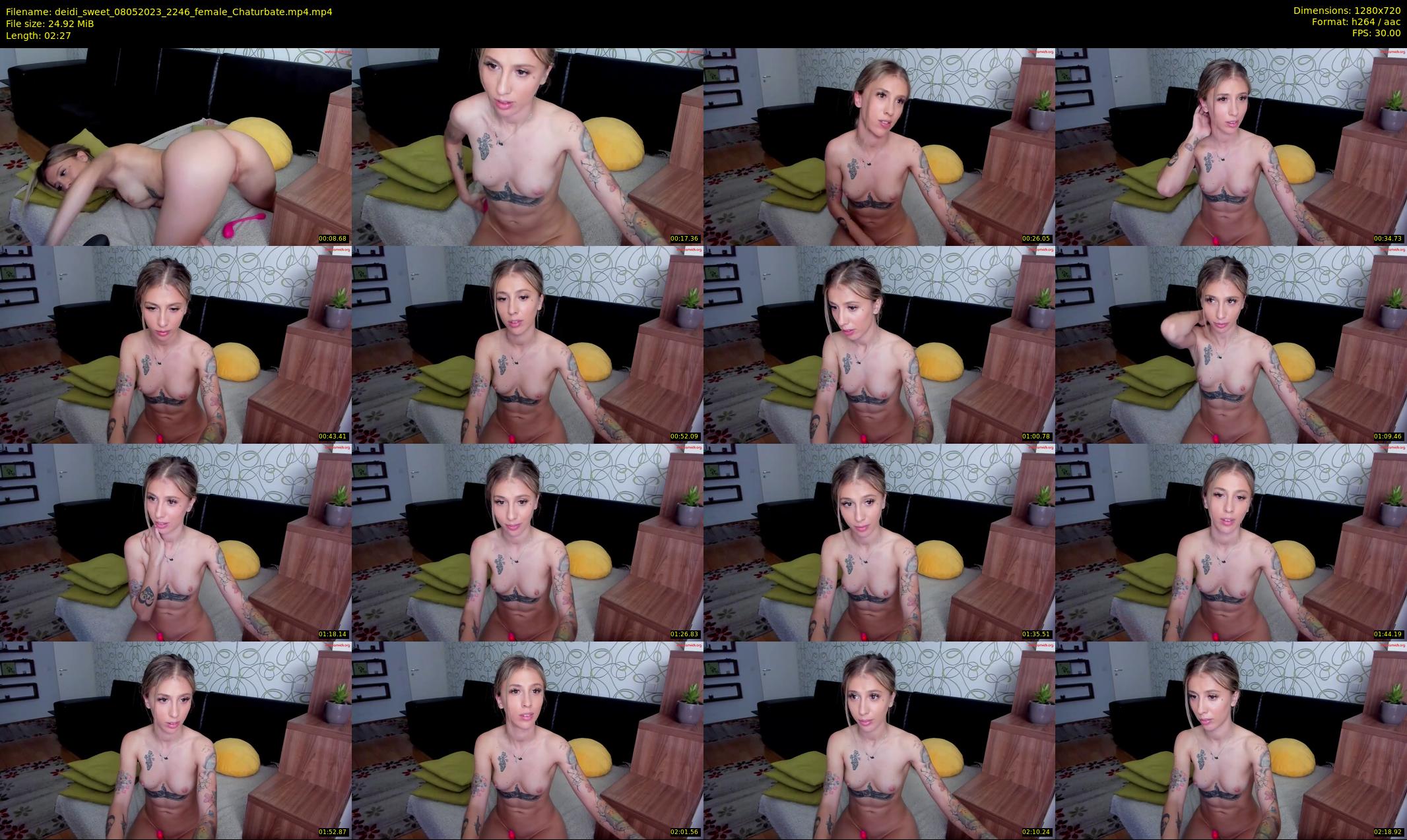 deidi_sweet — 3 minute Chaturbate female cam show recording, 720p, May 8, 2023