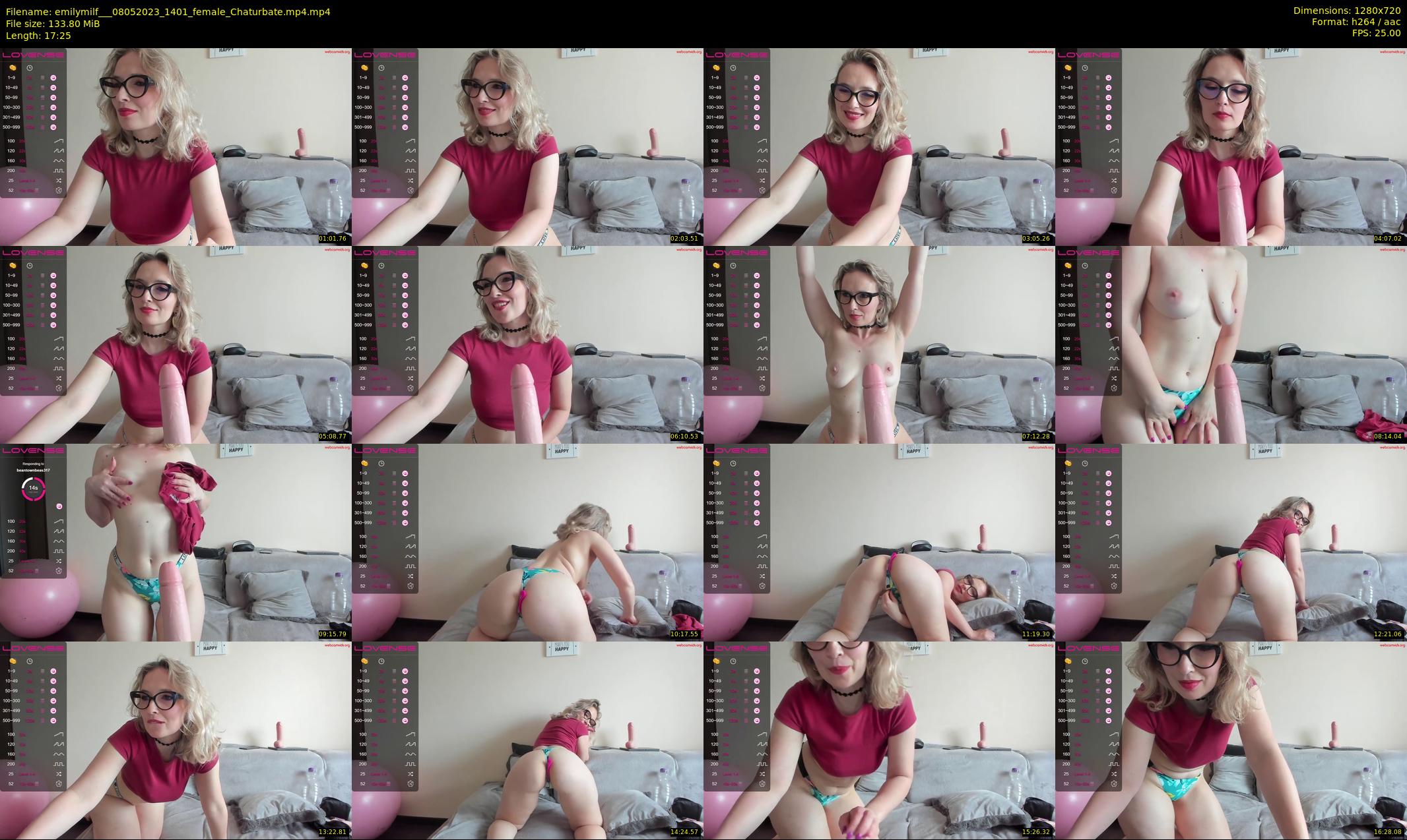 emilymilf__ — 18 minute Chaturbate female cam show recording, 720p, May 8, 2023