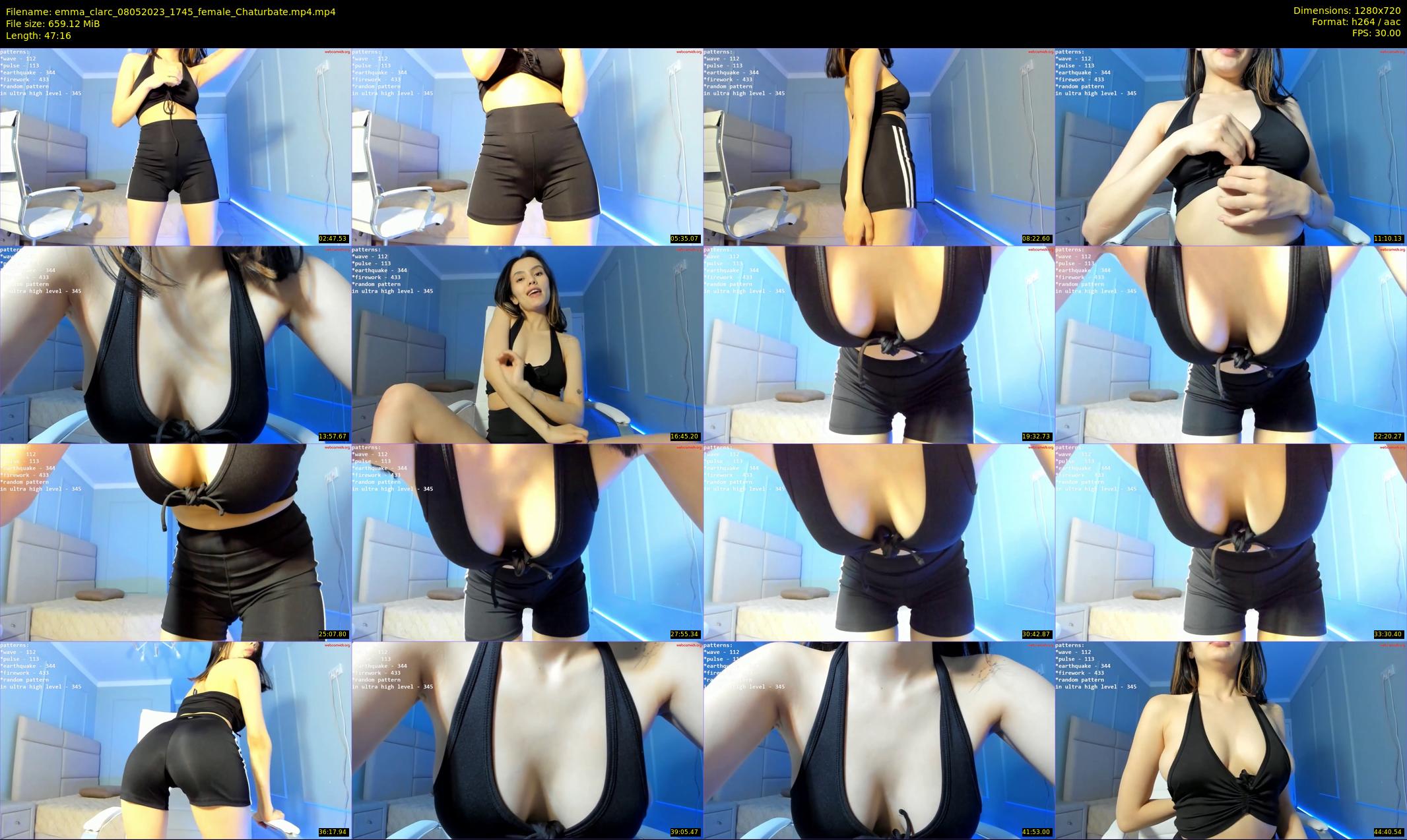 emma_clarc — 48 minute Chaturbate female cam show recording, 720p, May 8, 2023