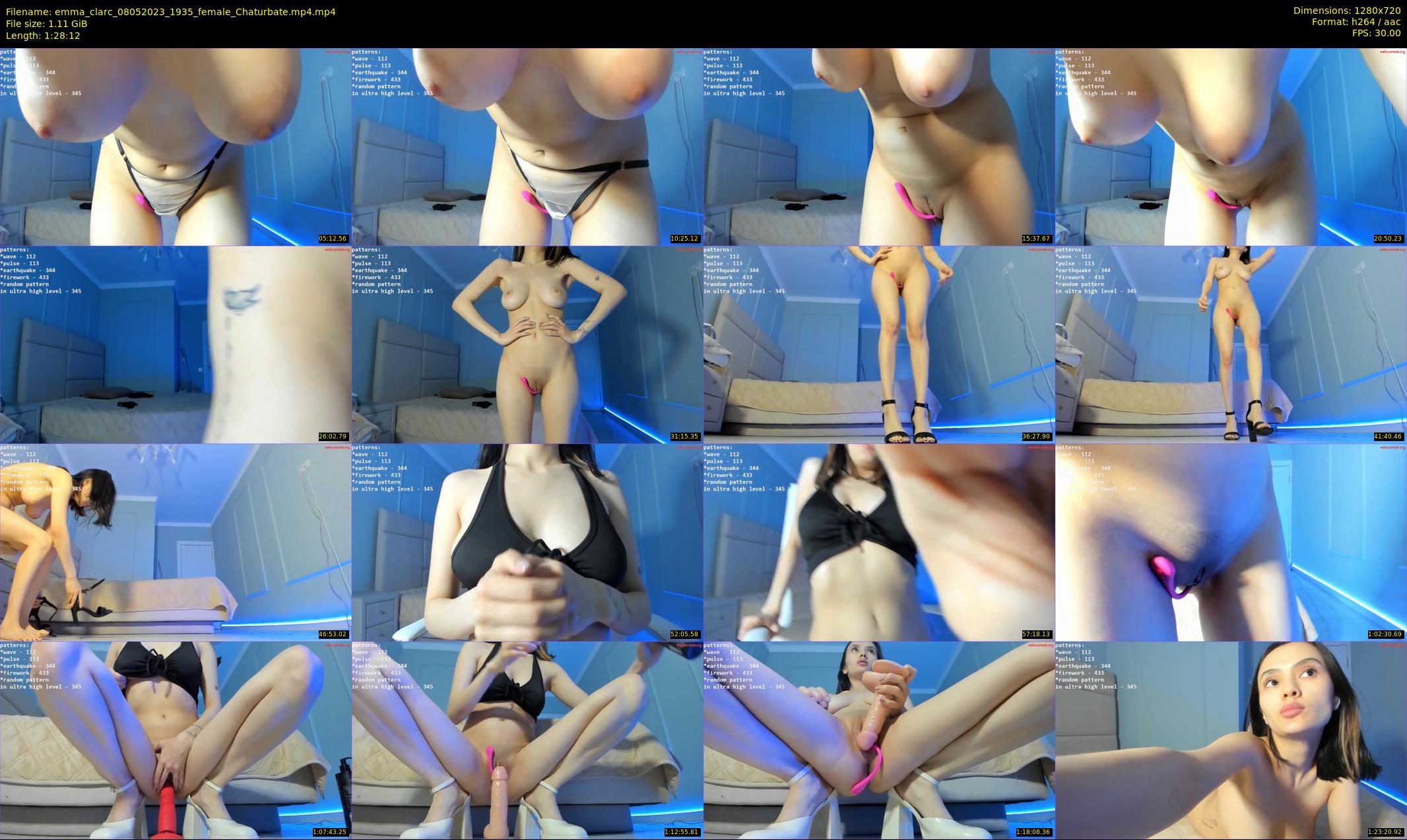 emma_clarc — 89 minute Chaturbate female cam show recording, 720p, May 8, 2023