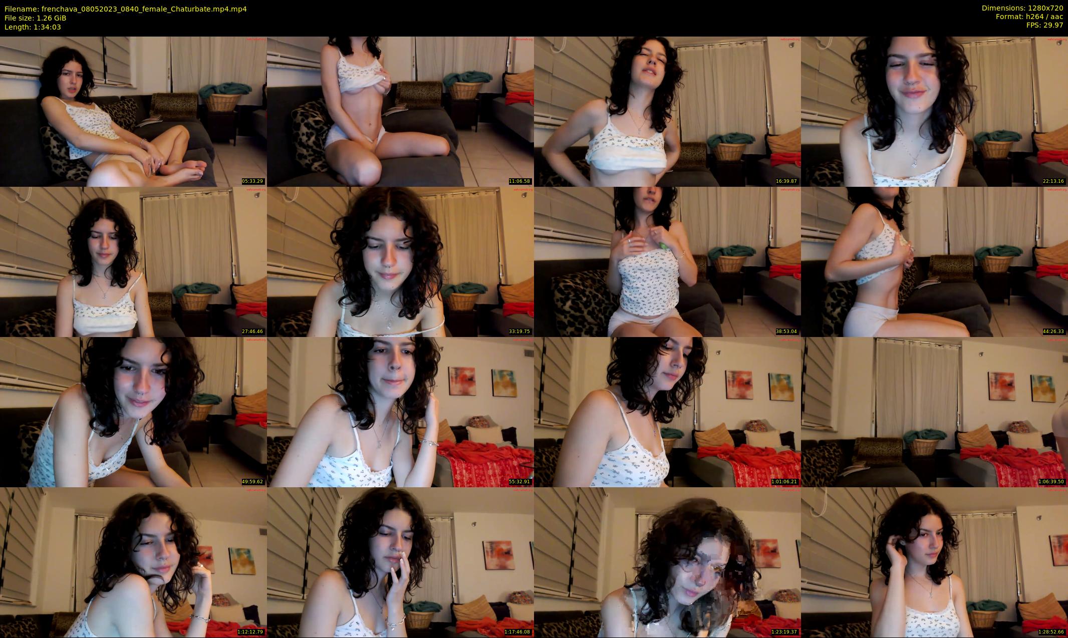 frenchava — 95 minute Chaturbate female cam show recording, 720p, May 8, 2023