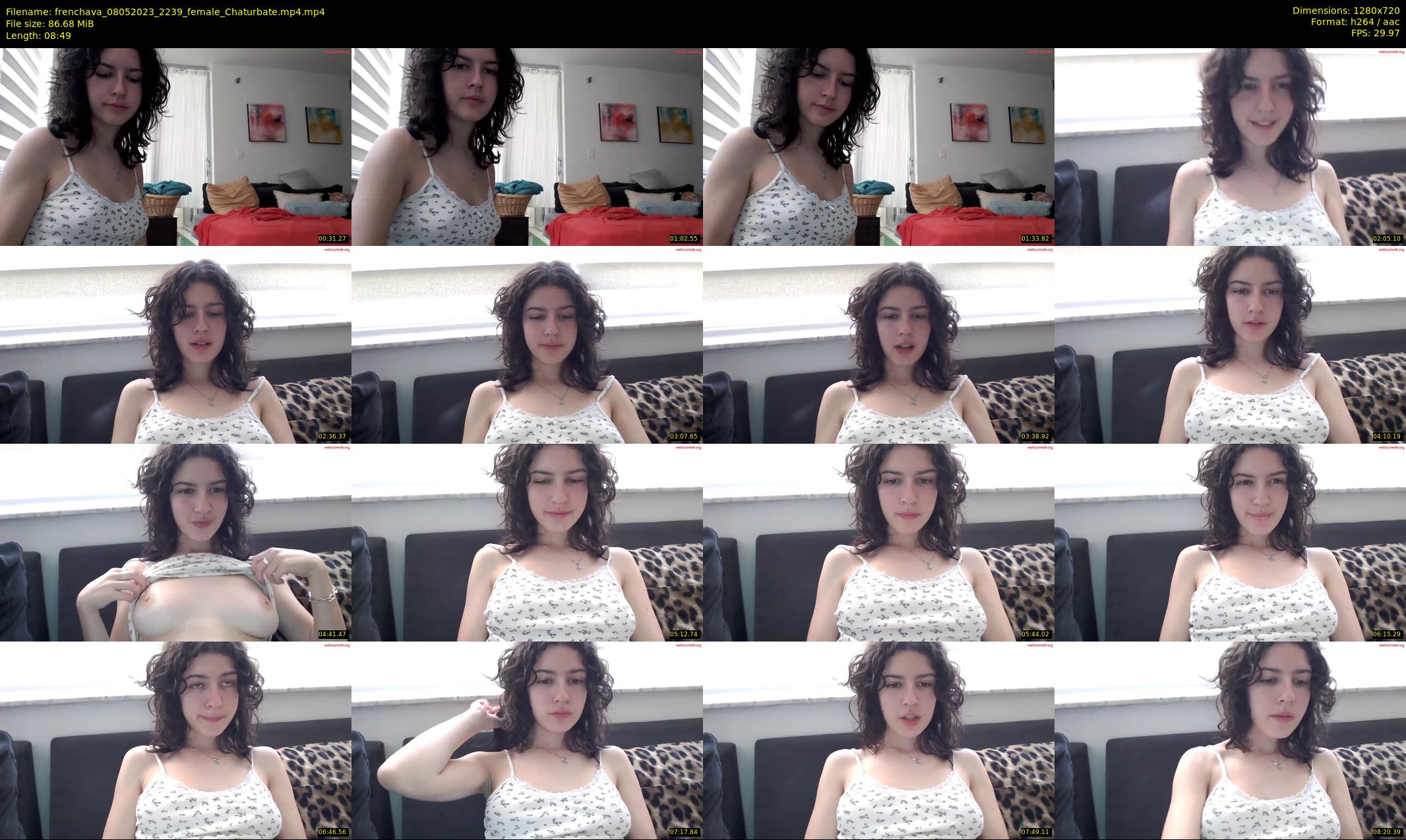 frenchava — 9 minute Chaturbate female cam show recording, 720p, May 8, 2023